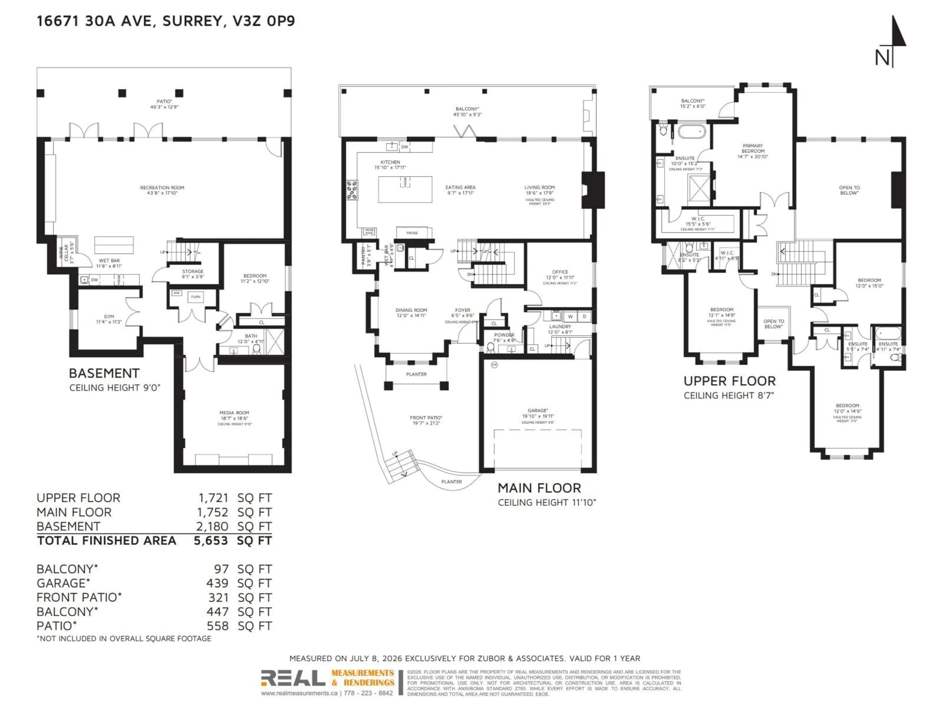 Floor plan for 16671 30A AVENUE, Surrey British Columbia V3Z0P9