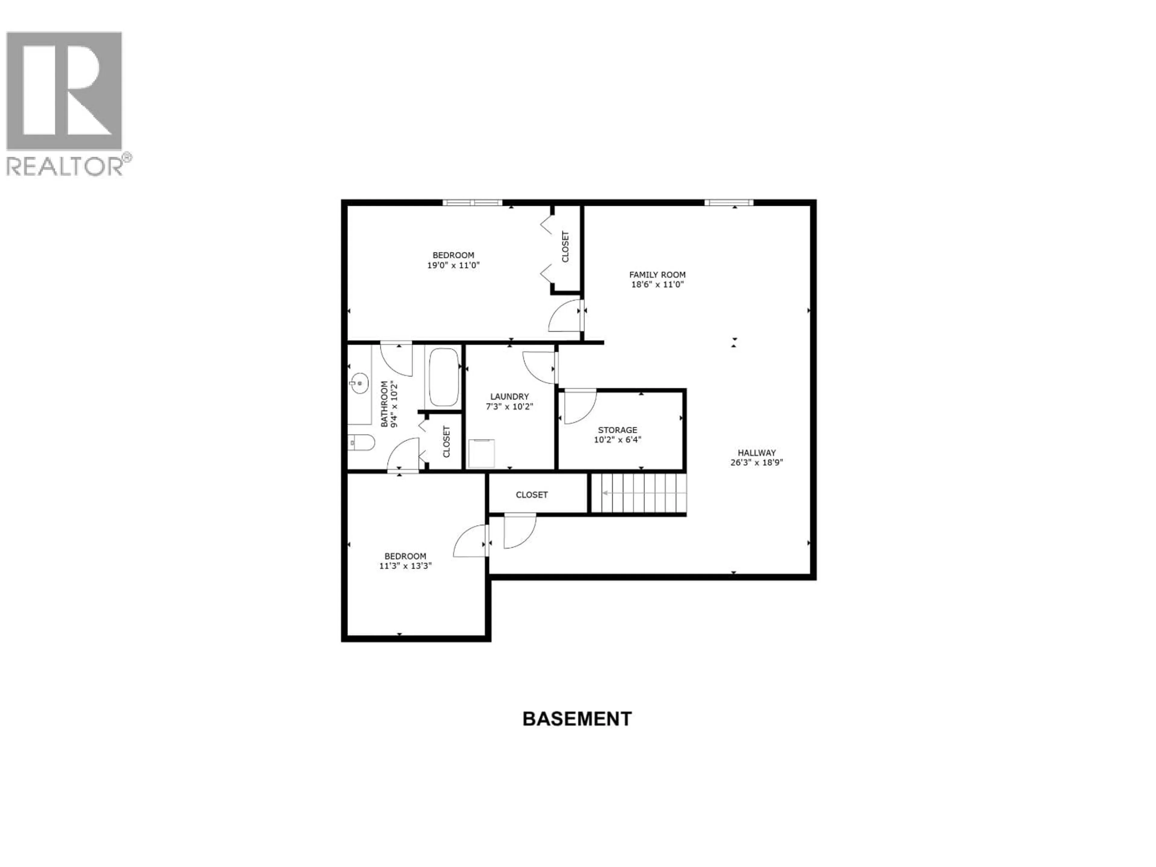Floor plan for 9715 114A AVENUE, Fort St. John British Columbia V1J7B9