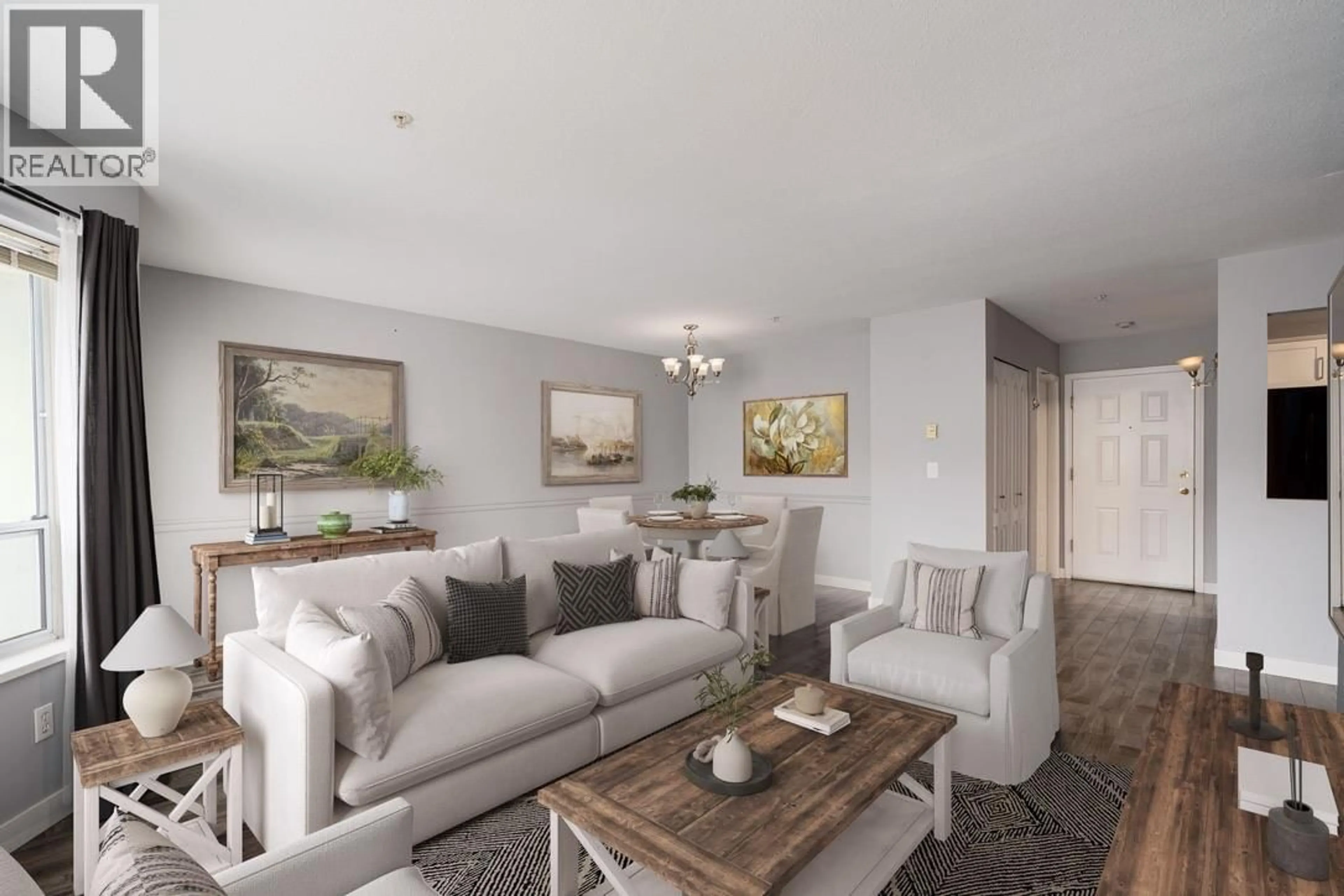 Living room with furniture, unknown for 317 - 19236 FORD ROAD, Pitt Meadows British Columbia V3Y2K1