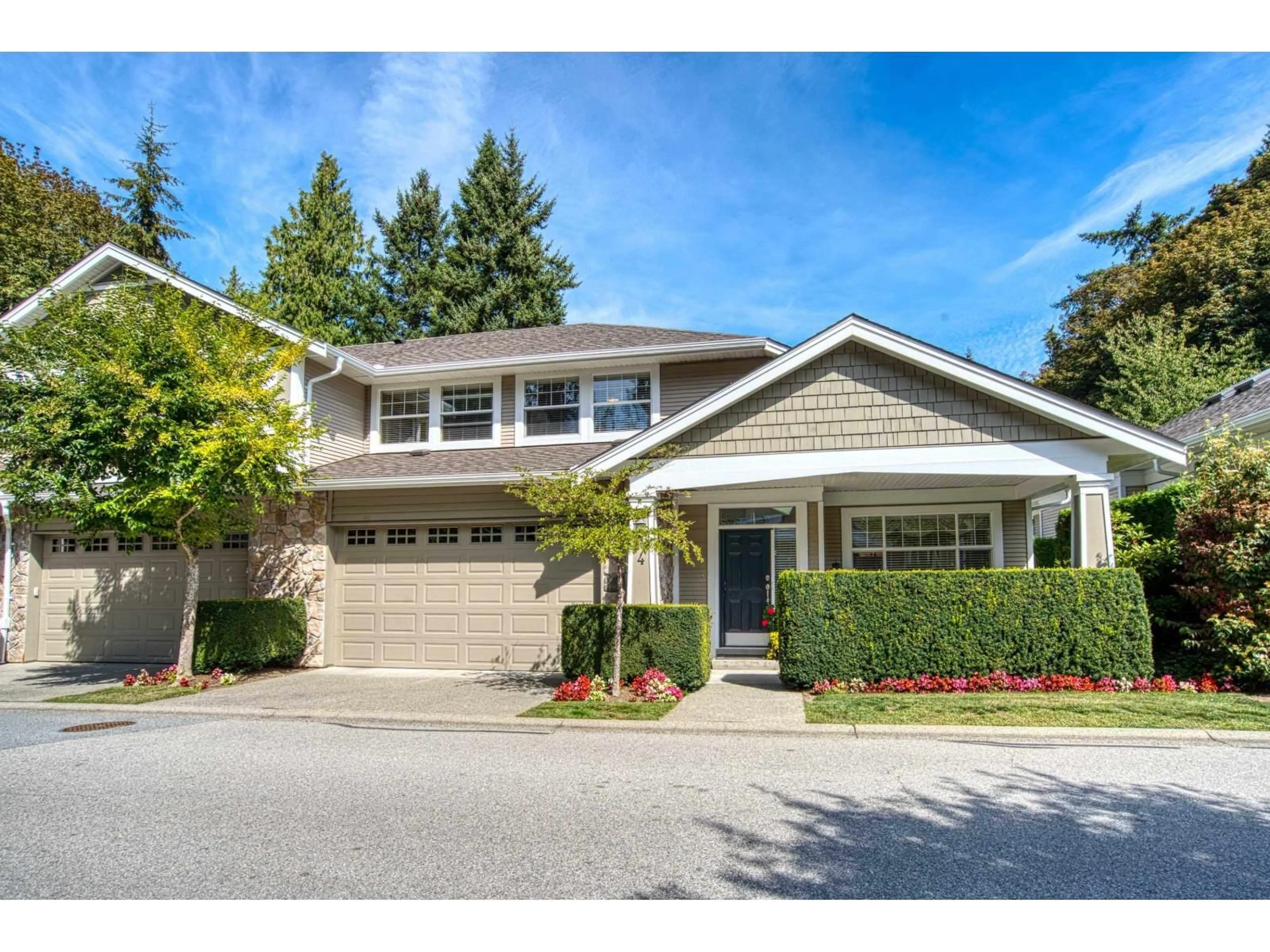 Home with vinyl exterior material, street for 4 - 3500 144 STREET, Surrey British Columbia V4P3J6