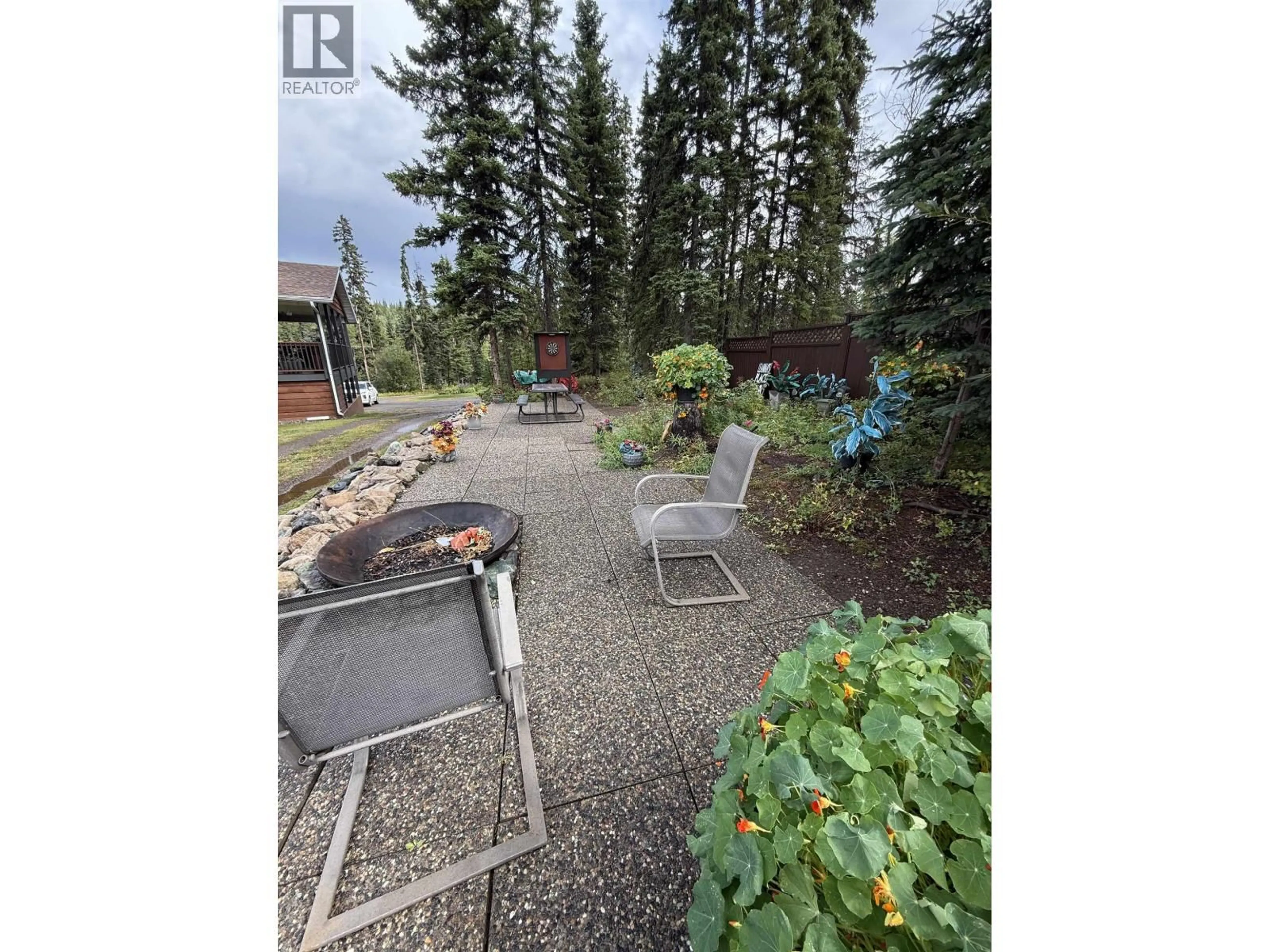 Patio, forest/trees view for 1375 PINECREST ROAD, Burns Lake British Columbia V0J1E3