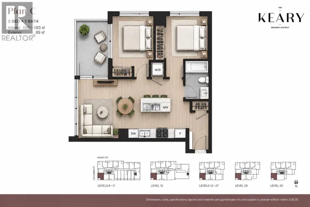 1408 - 230 KEARY STREET, New Westminster 3