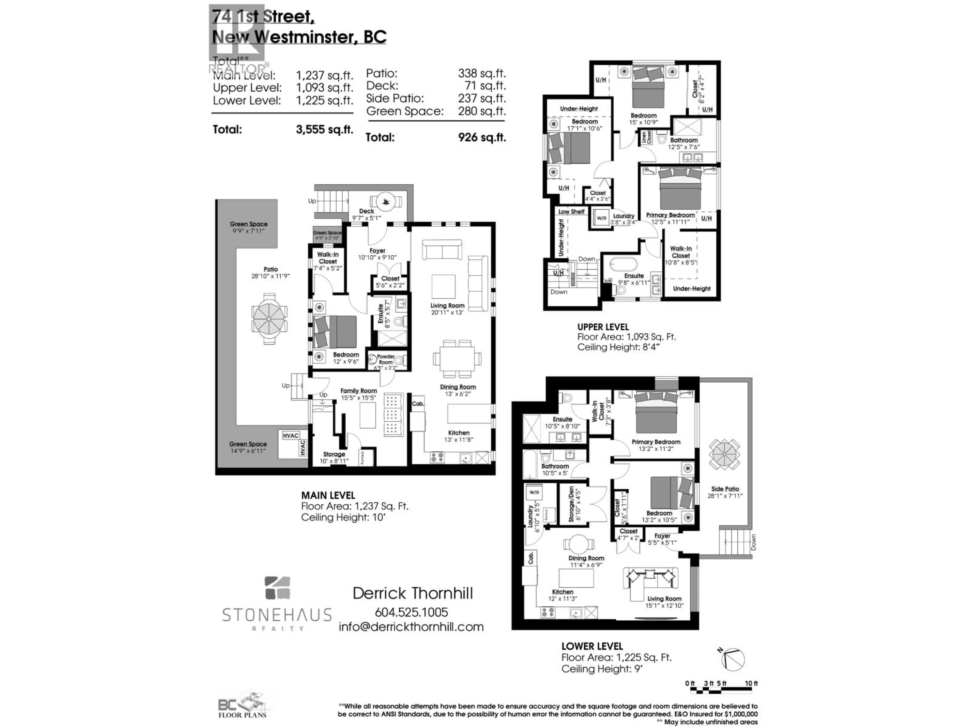 Floor plan for 74 FIRST STREET, New Westminster British Columbia V3L2G1