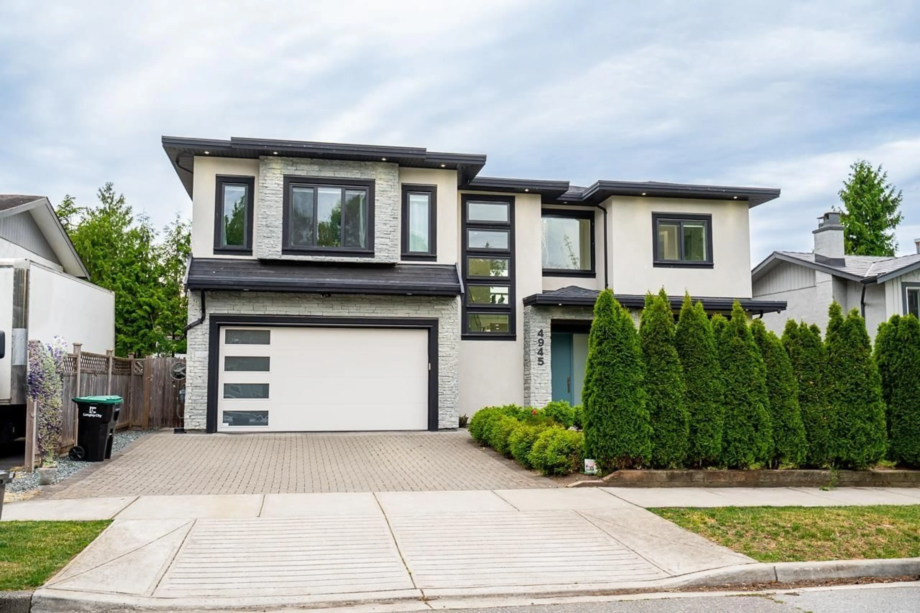 Home with brick exterior material, street for 4945 205A STREET, Langley British Columbia V3A2A8