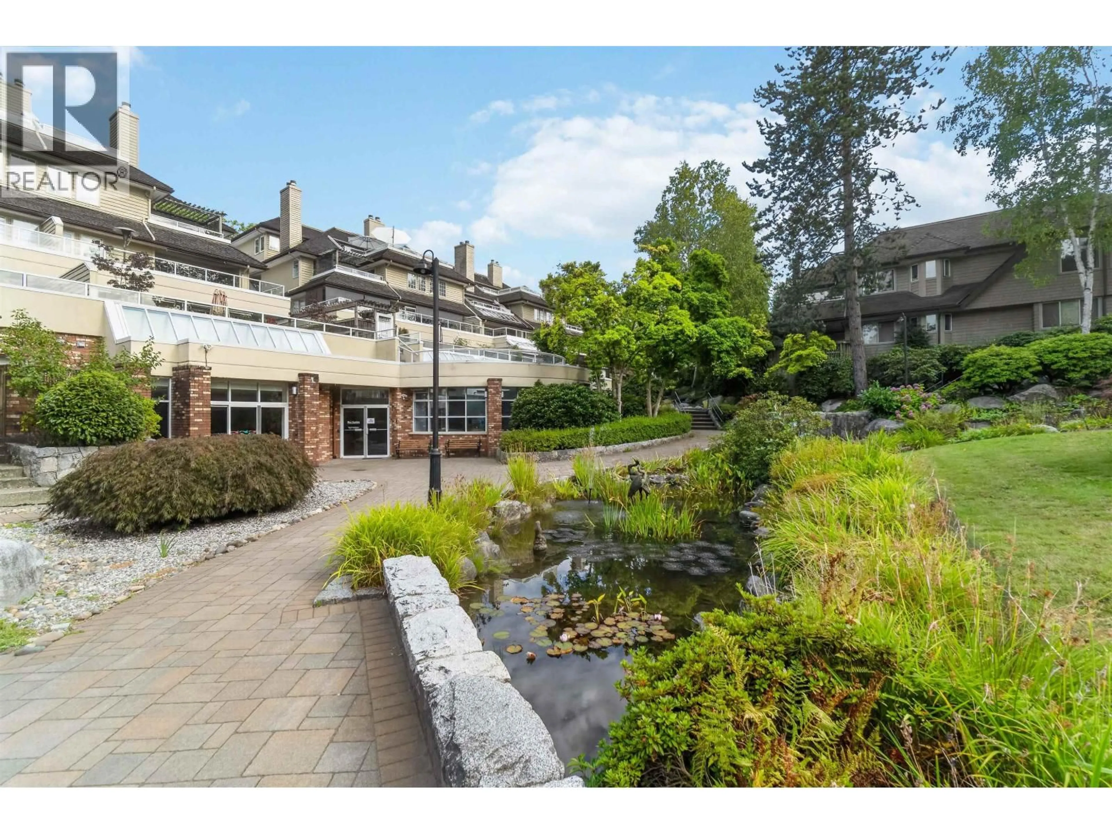 Patio, water/lake/river/ocean view for 102 - 3441 CURLE AVENUE, Burnaby British Columbia V5G4P4