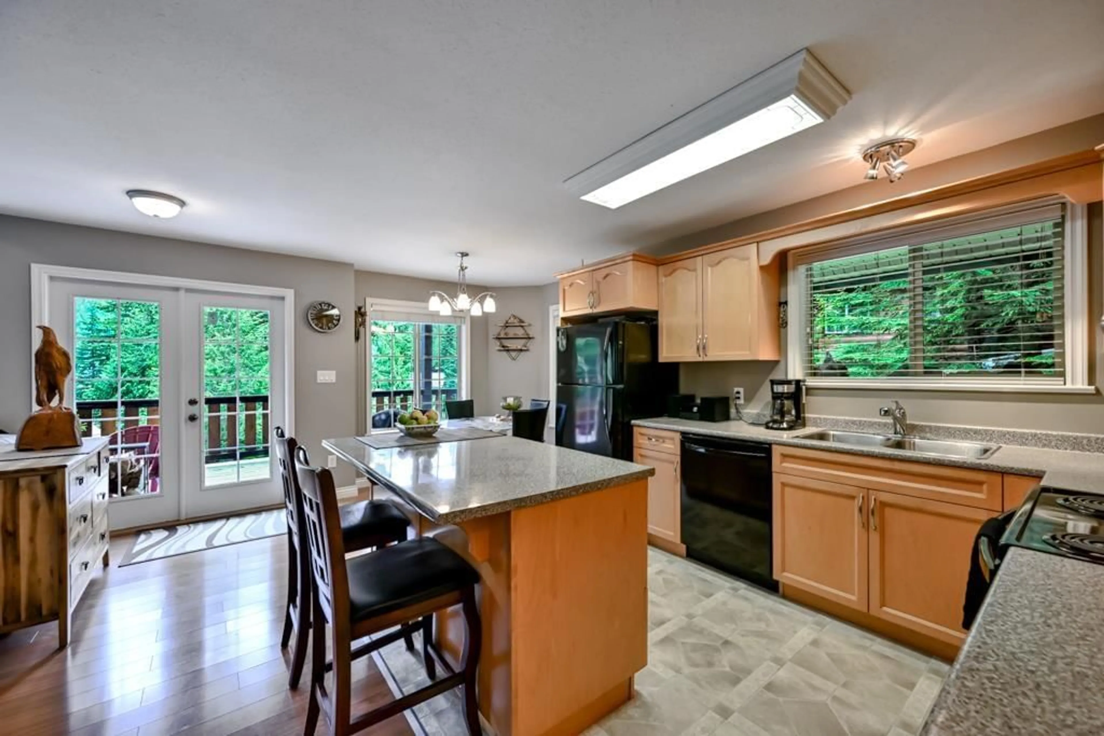 Open concept kitchen, ceramic/tile floor for 14883 PARKWOOD STREET, Sunshine Valley British Columbia V0X1L5