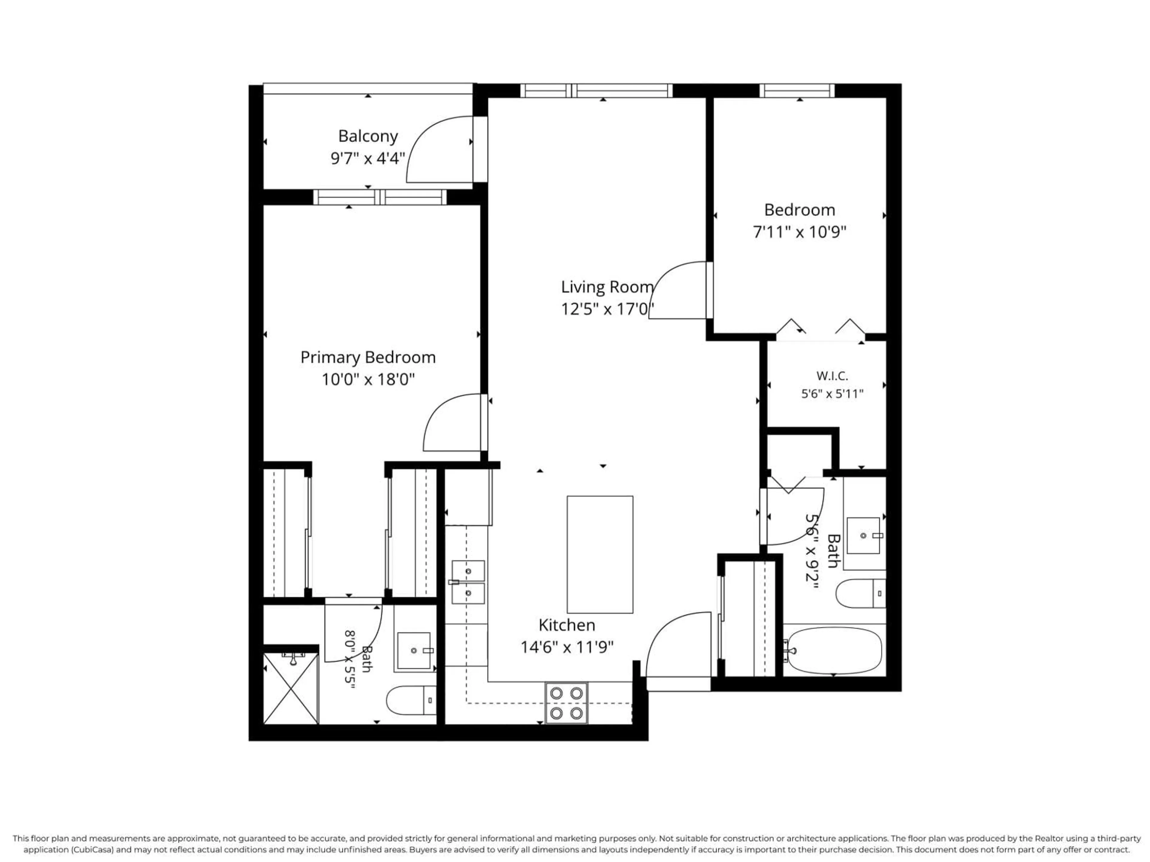 Floor plan for 456 - 15850 26 AVENUE, Surrey British Columbia V3Z2N6