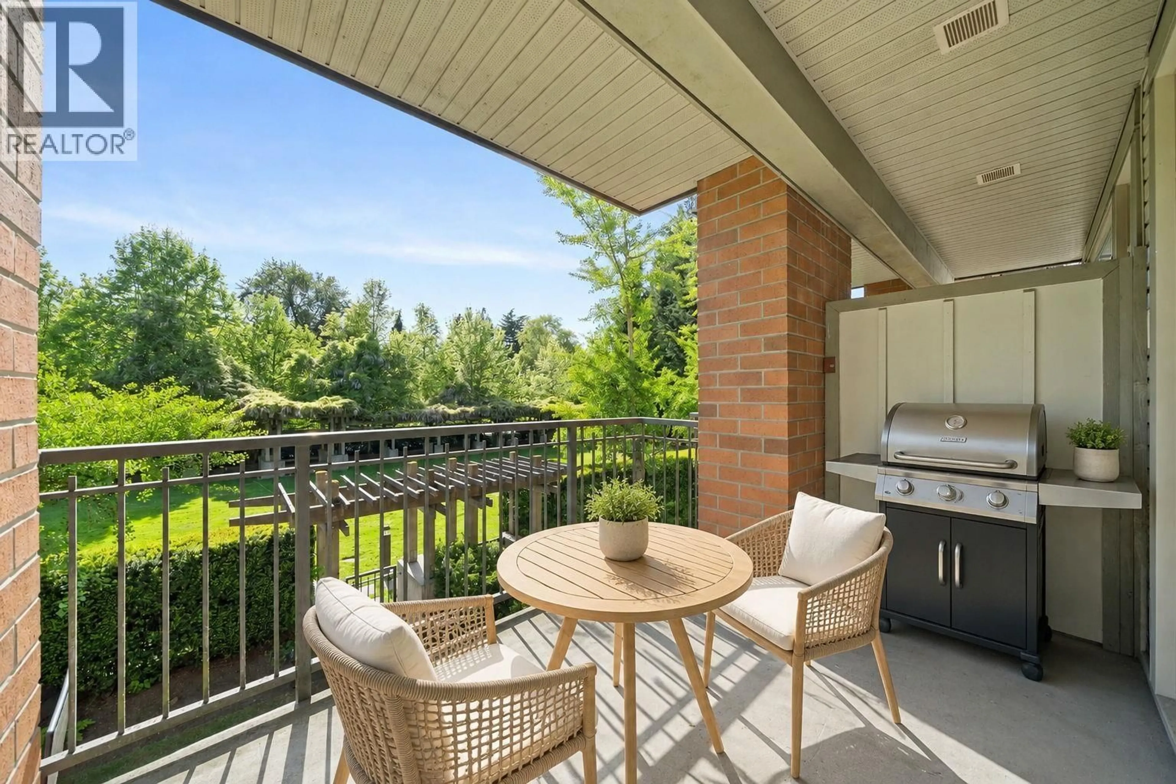 Patio, water/lake/river/ocean view for 218 - 2280 WESBROOK MALL, Vancouver British Columbia V6T2K3