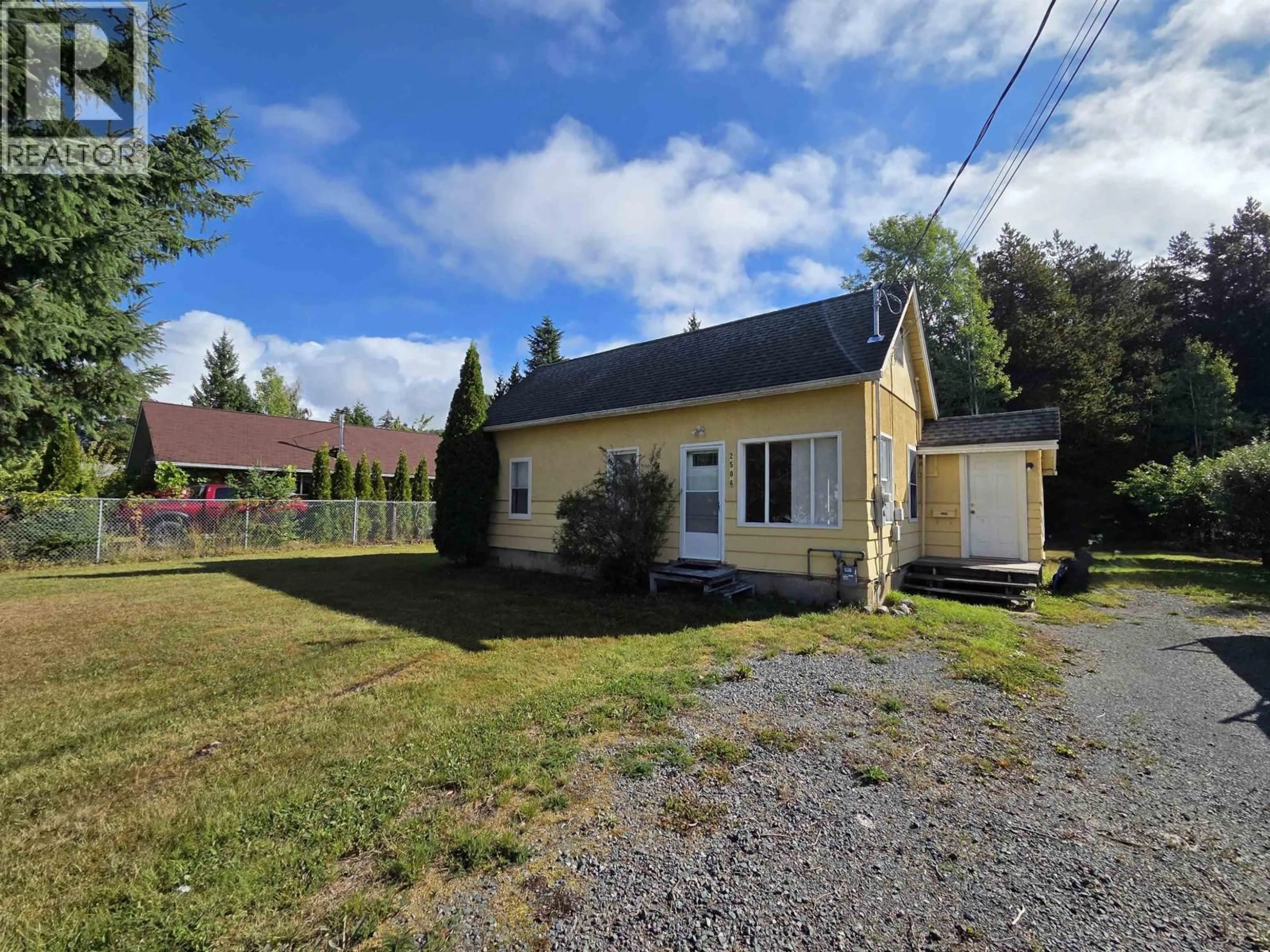 A pic from outside/outdoor area/front of a property/back of a property/a pic from drone, building for 2506 PEAR STREET, Terrace British Columbia V8G2R4