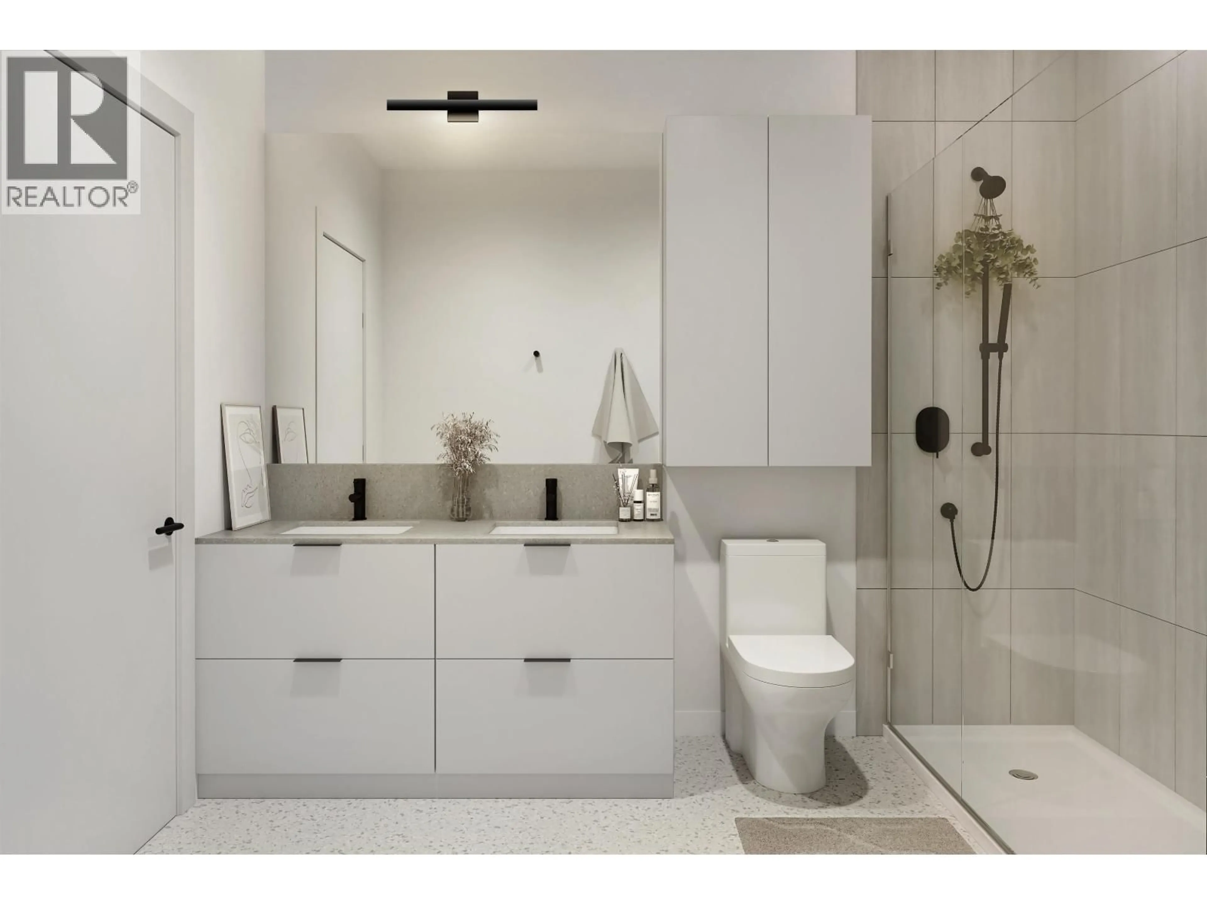 Contemporary bathroom, ceramic/tile floor for 614 - 38040 THIRD AVENUE, Squamish British Columbia V8B0B7