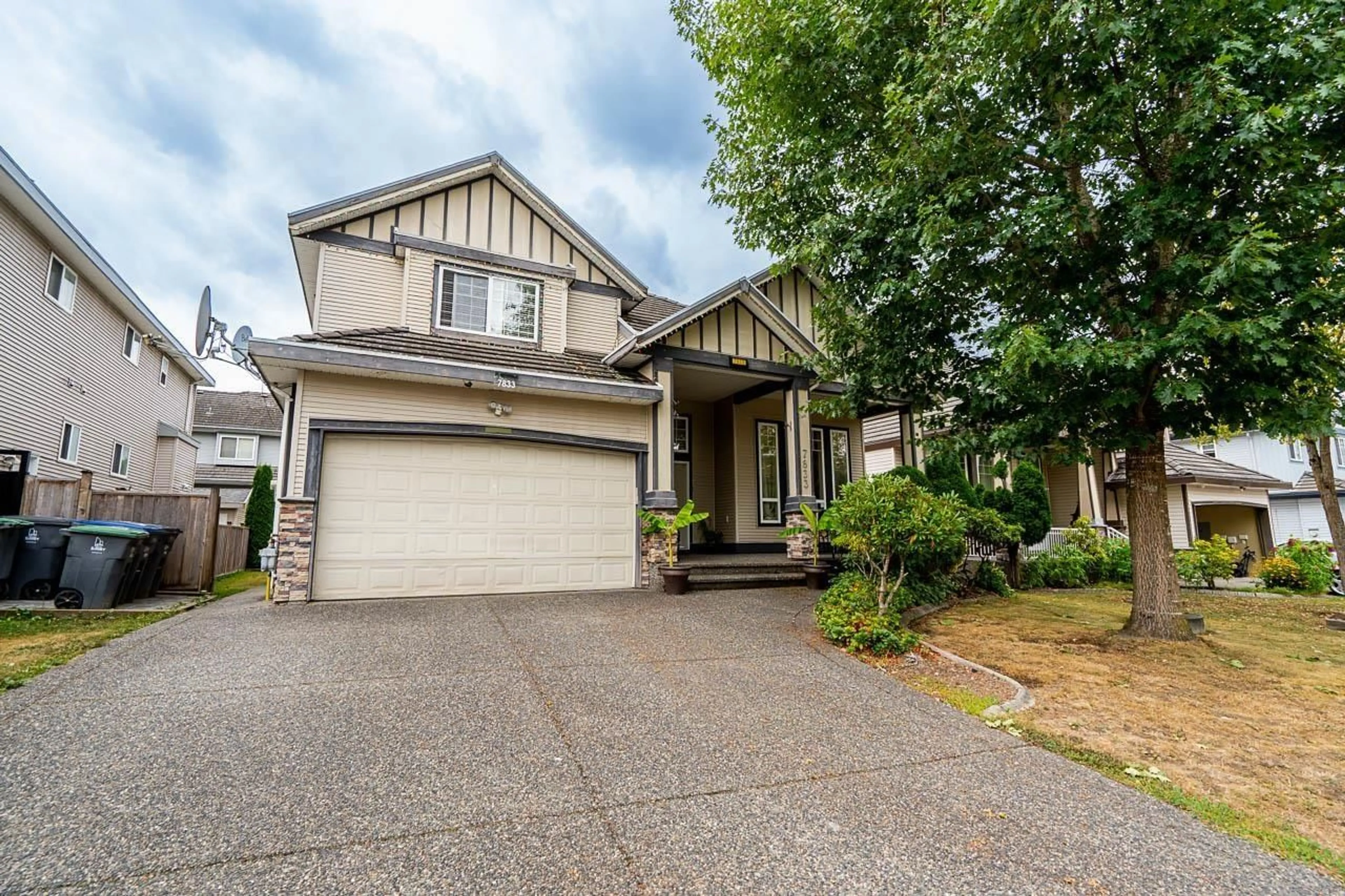 Home with vinyl exterior material, street for 7833 147A STREET, Surrey British Columbia V3S2T8