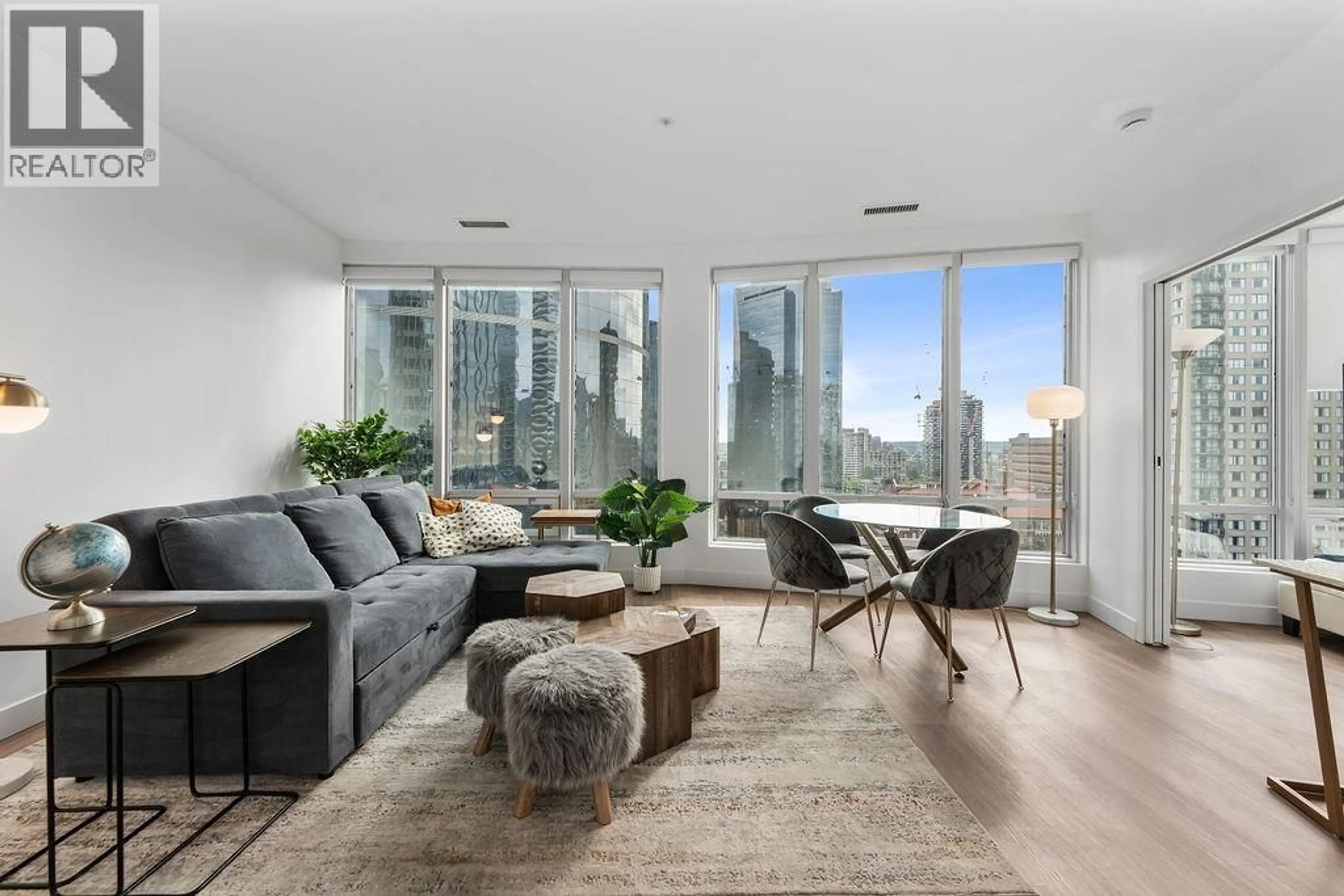 Living room with furniture, unknown for 1204 - 989 NELSON STREET, Vancouver British Columbia V6Z2S1