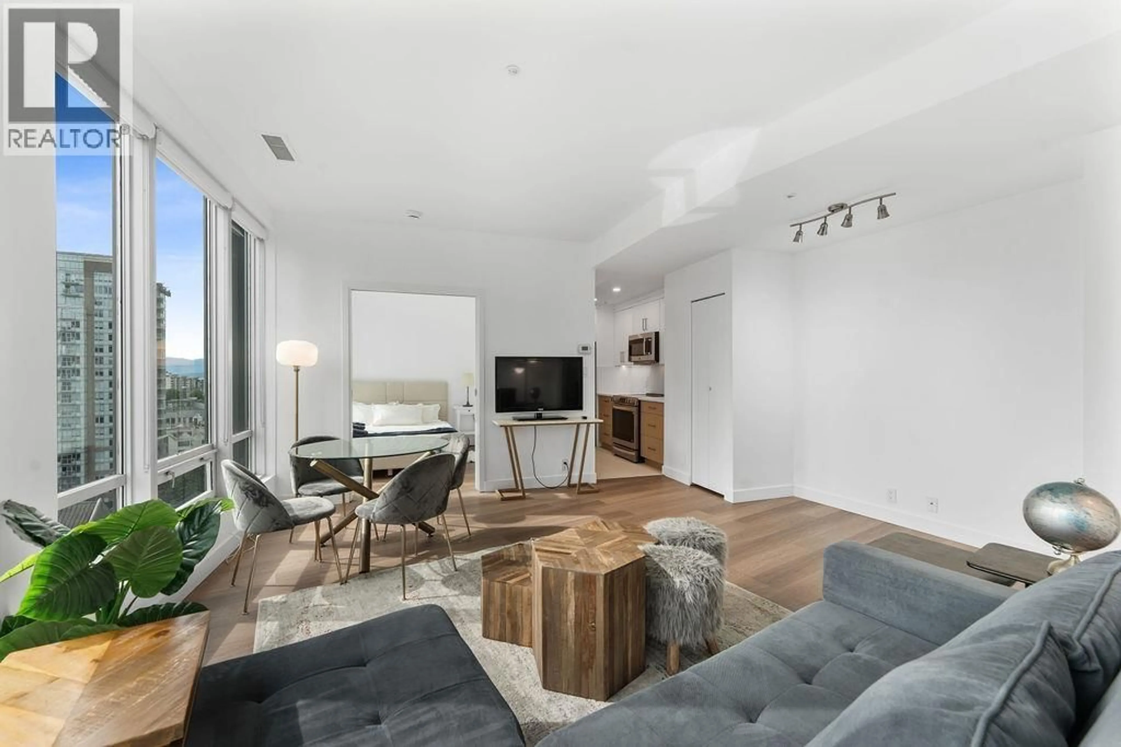 Living room with furniture, unknown for 1204 - 989 NELSON STREET, Vancouver British Columbia V6Z2S1