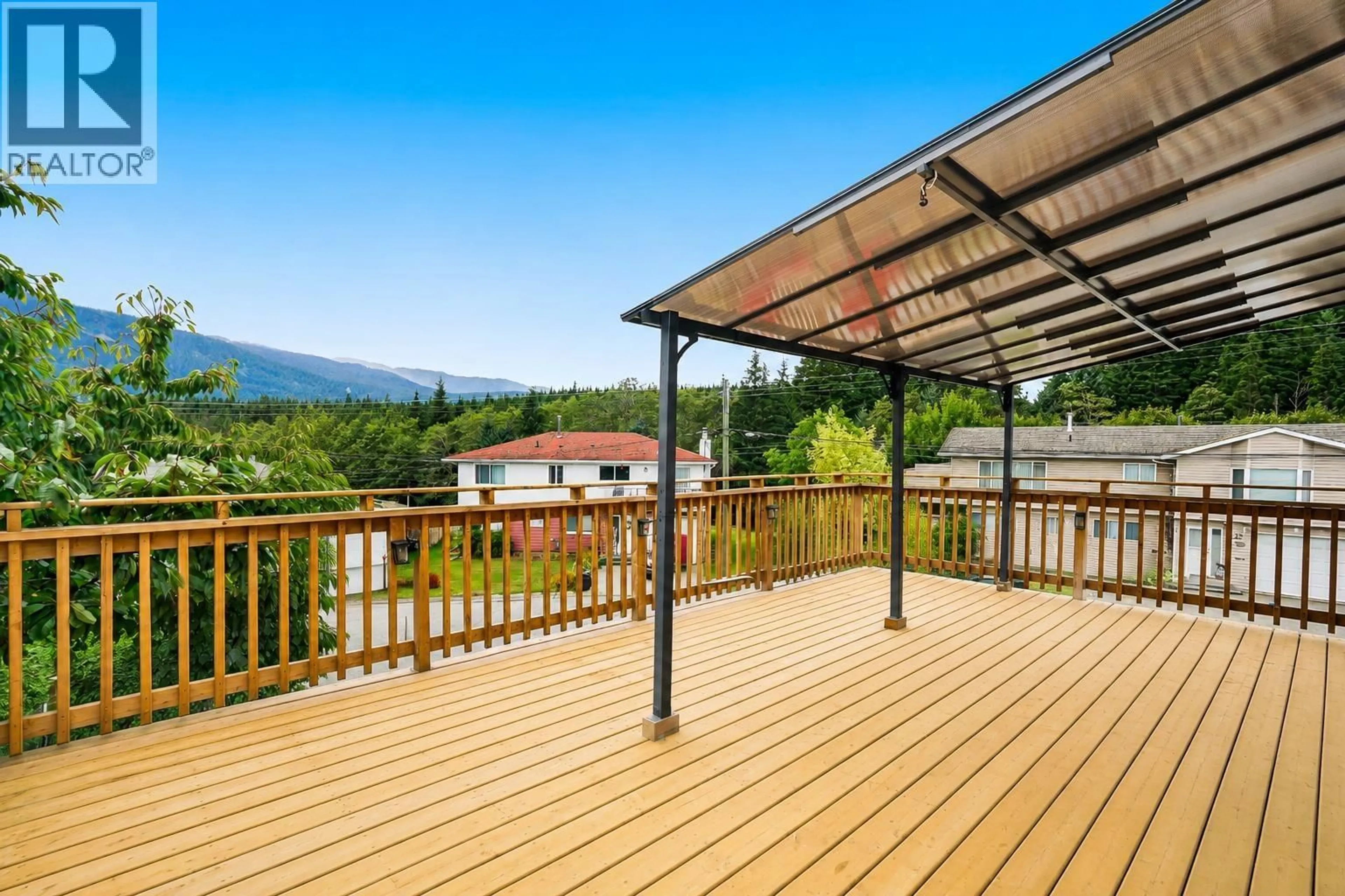 Patio, mountain view for 24 BRANT STREET, Kitimat British Columbia V8C1R6