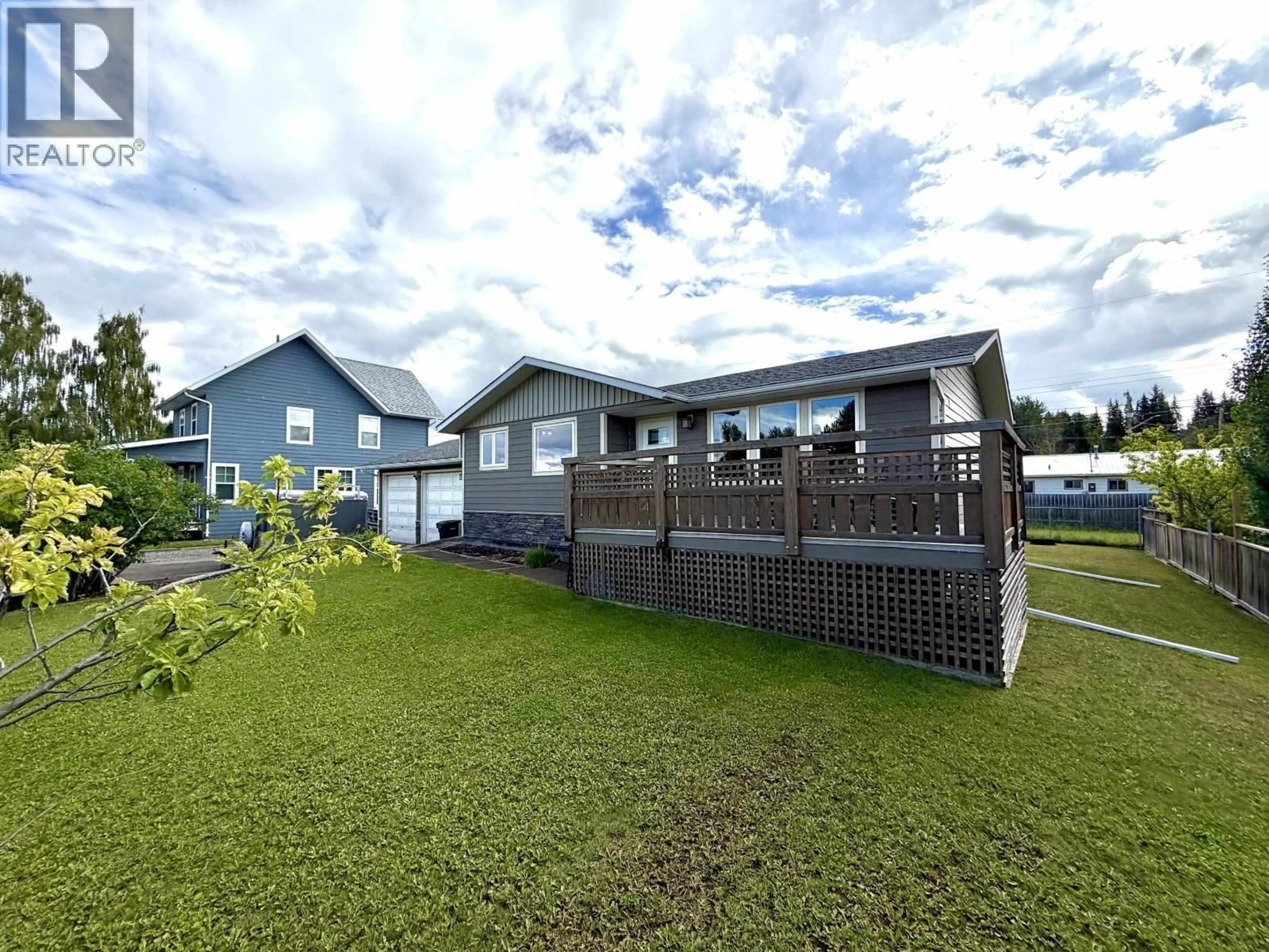 A pic from outside/outdoor area/front of a property/back of a property/a pic from drone, water/lake/river/ocean view for 3140 13TH STREET WEST, Houston British Columbia V0J1Z0