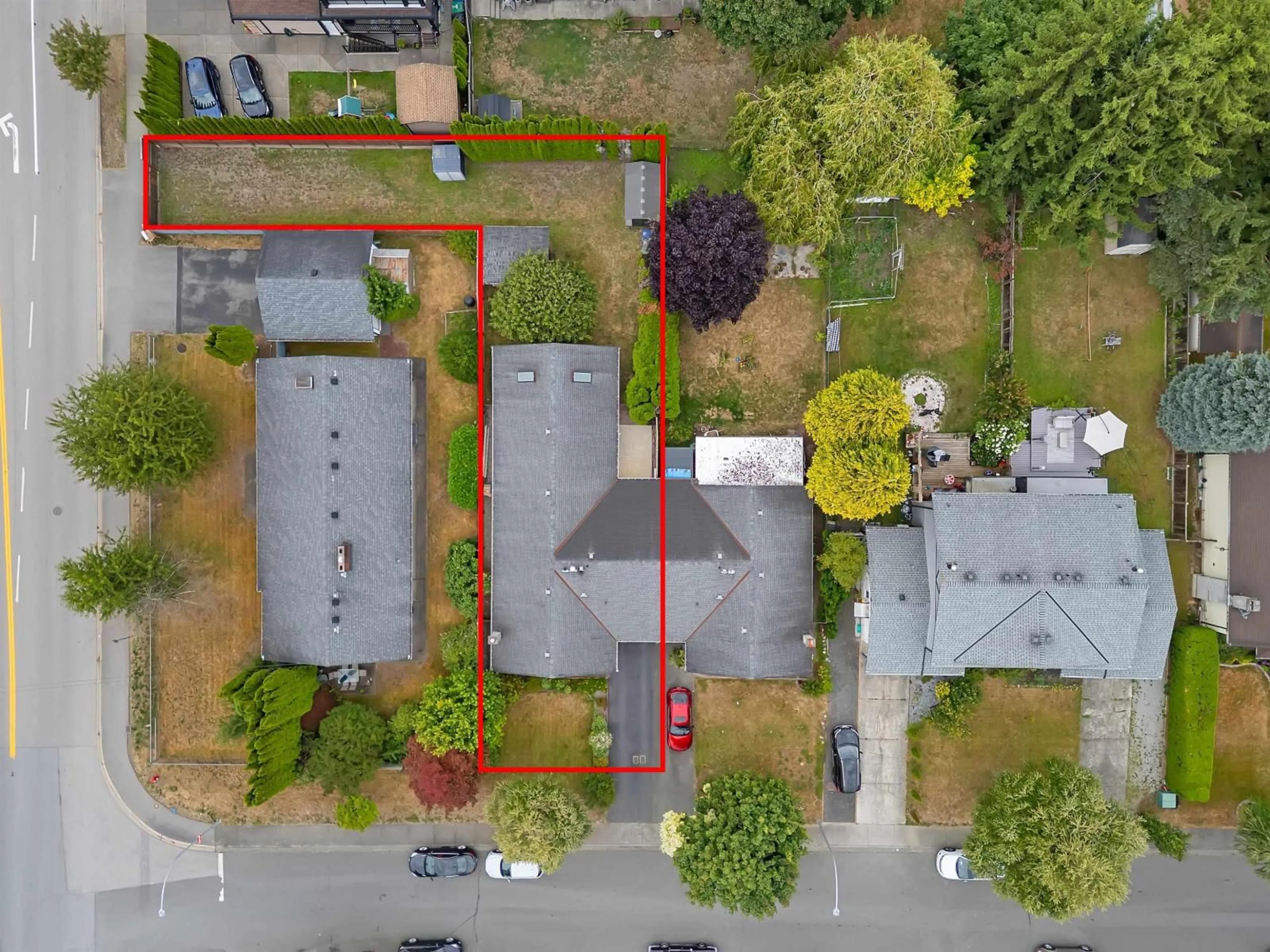 A pic from outside/outdoor area/front of a property/back of a property/a pic from drone, street for 17213 59A AVENUE, Surrey British Columbia V3S5S4