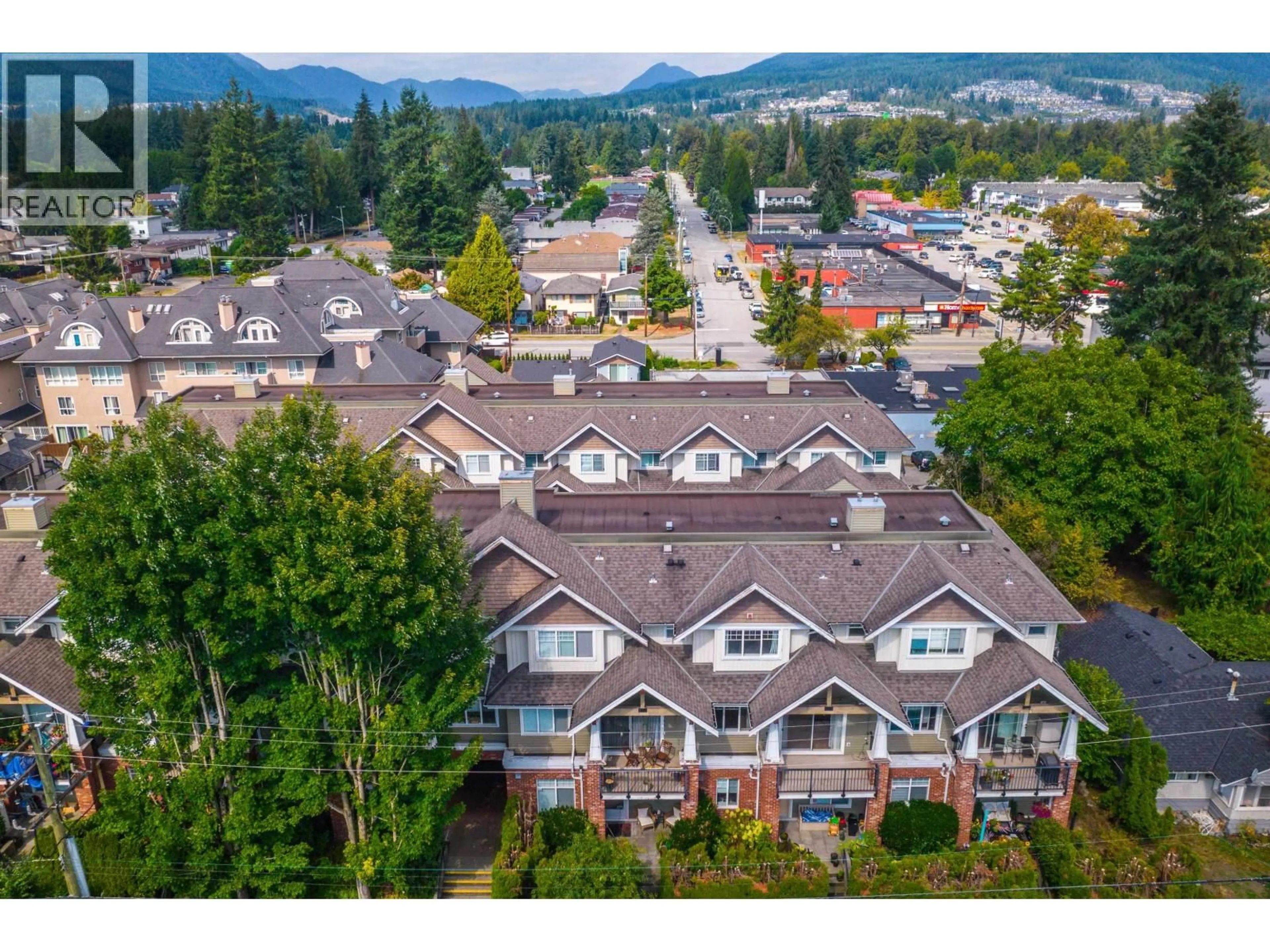 A pic from outside/outdoor area/front of a property/back of a property/a pic from drone, mountain view for 206 - 1567 GRANT AVENUE, Port Coquitlam British Columbia V3B1P1