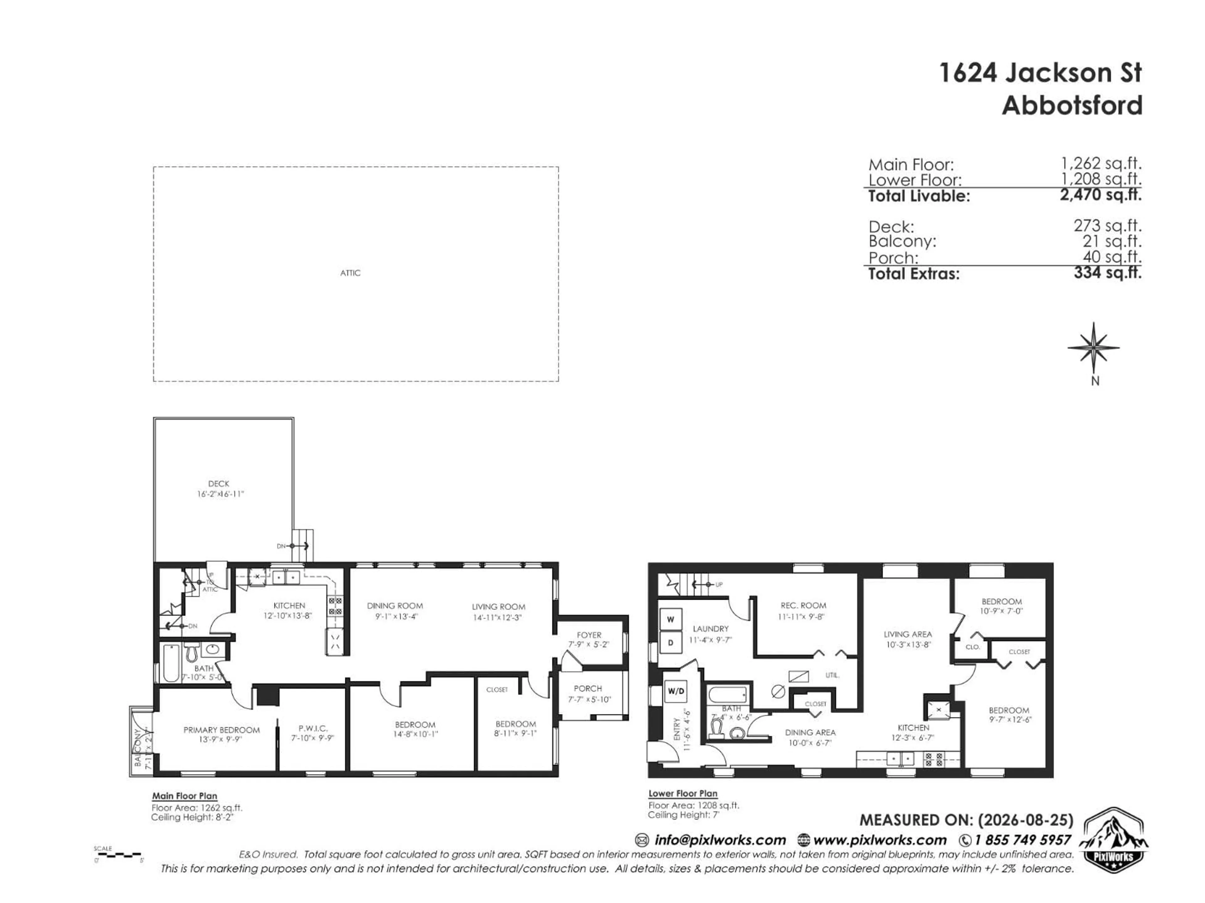 Floor plan for 1624 JACKSON STREET, Abbotsford British Columbia V2S8B4