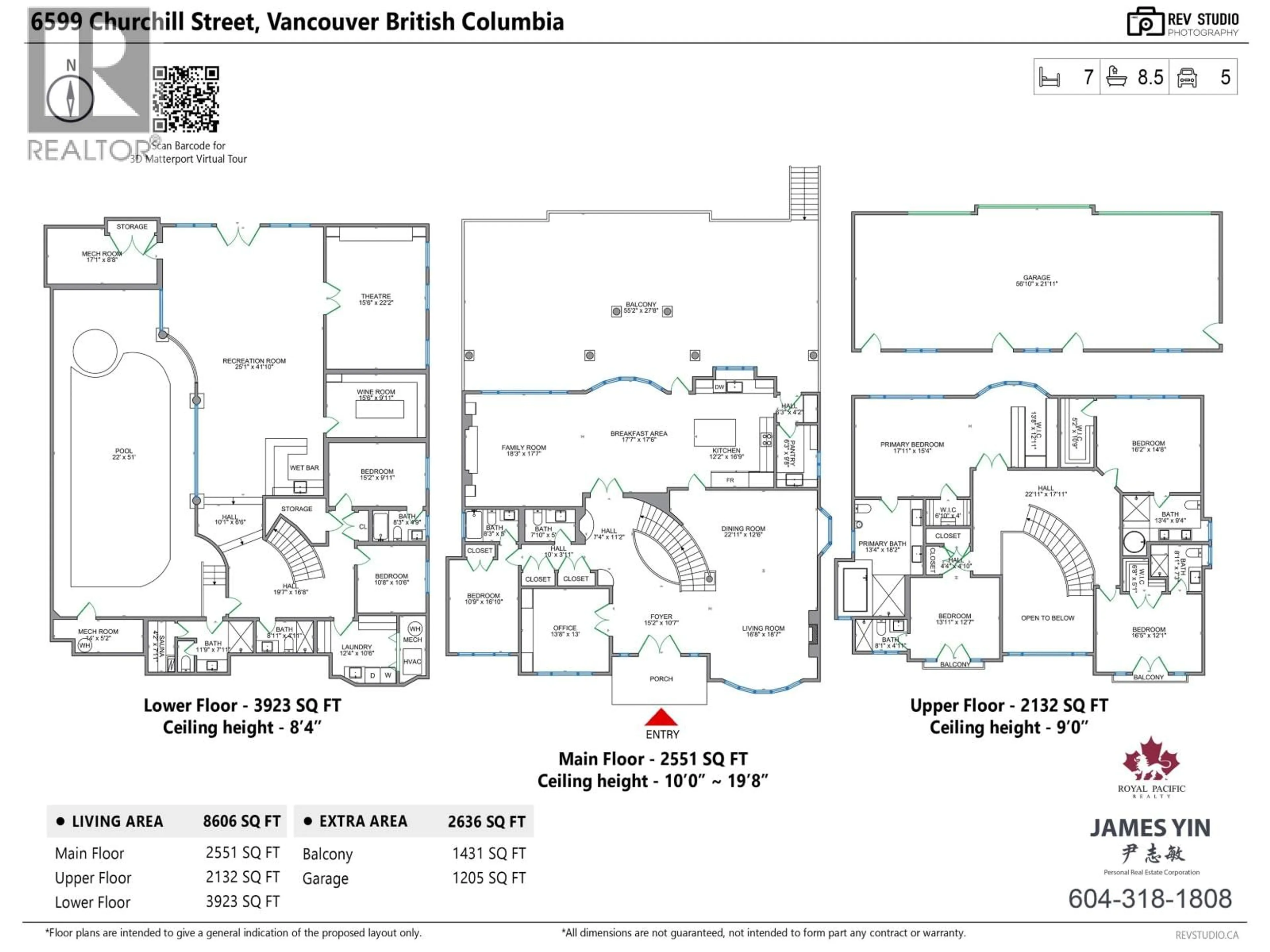 Floor plan for 6599 CHURCHILL STREET, Vancouver British Columbia V6P5B2