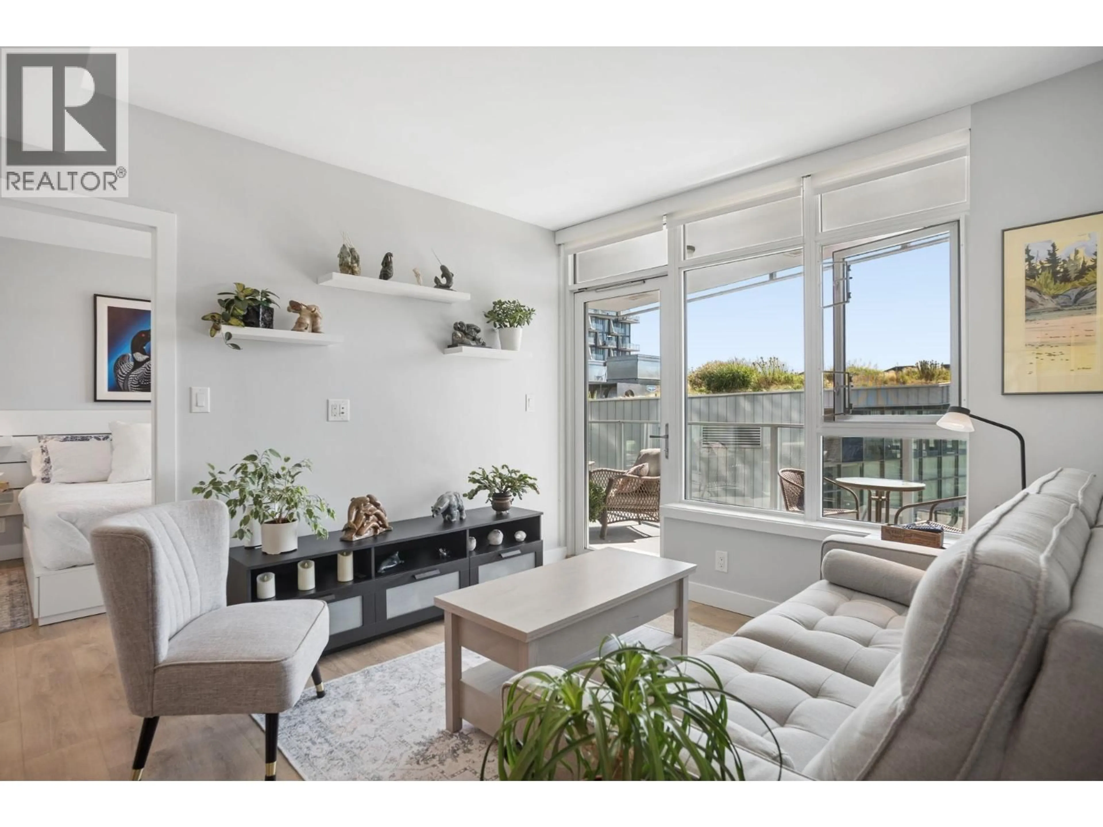Living room with furniture, unknown for 607 - 8538 RIVER DISTRICT CROSSING, Vancouver British Columbia V5S0C9