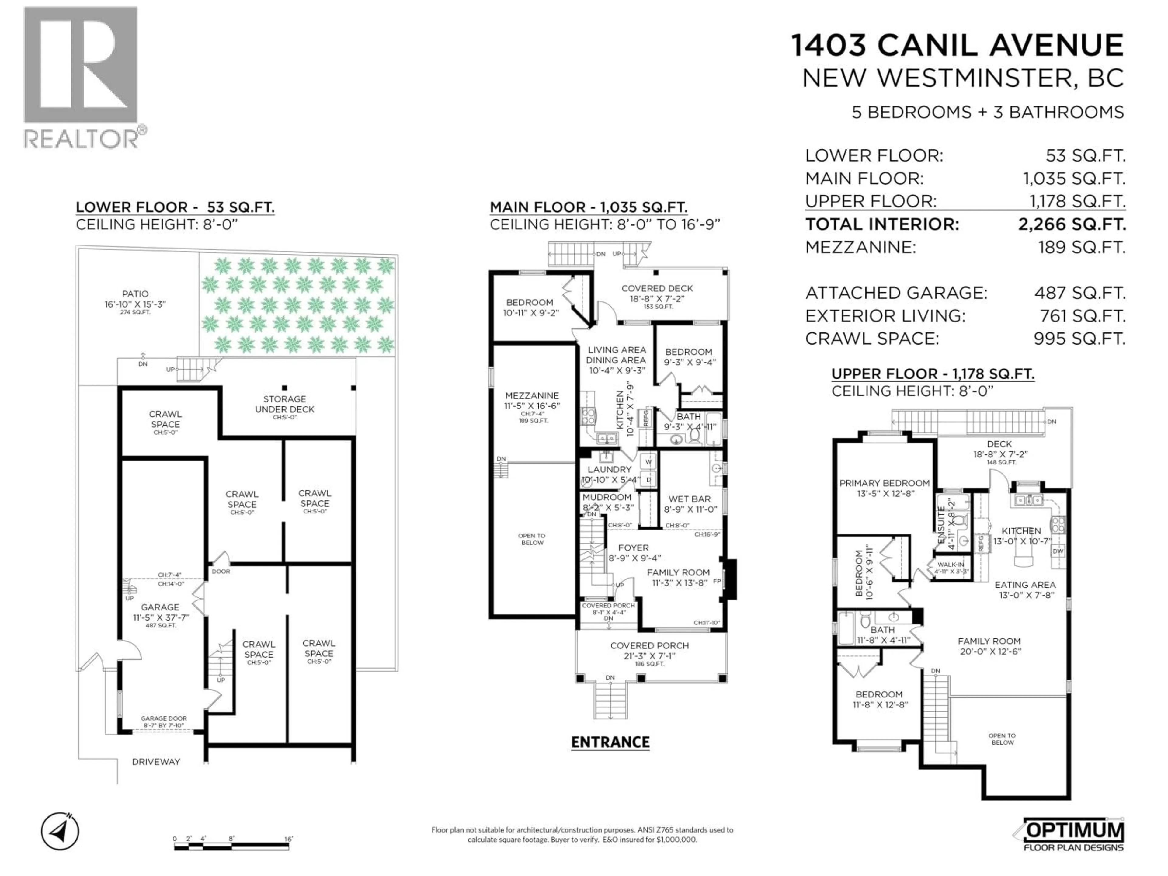 Floor plan for 1403 CANIL AVENUE, New Westminster British Columbia V3M0E2