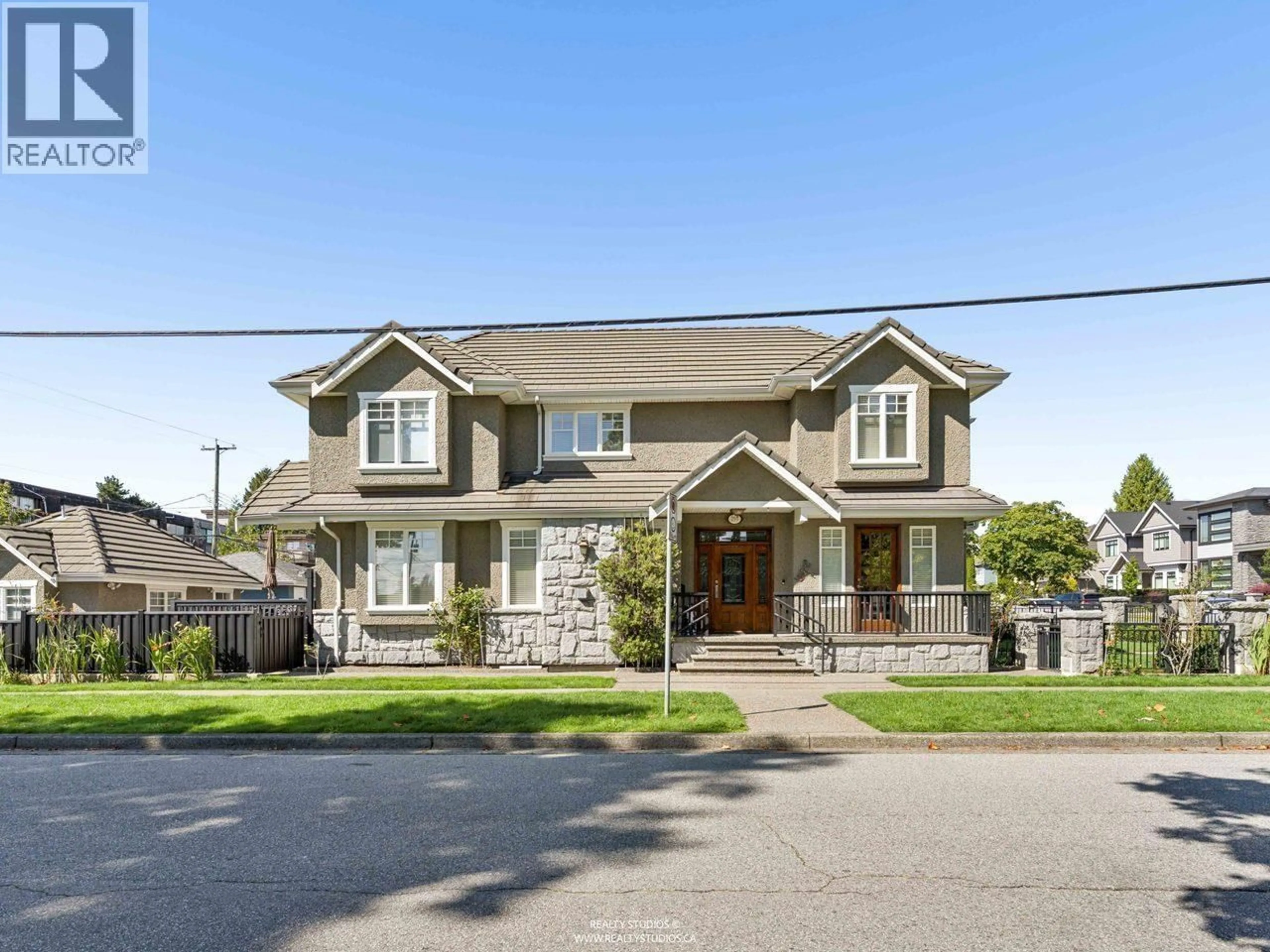 Home with brick exterior material, street for 255 CARLETON AVENUE, Burnaby British Columbia V5C6S9