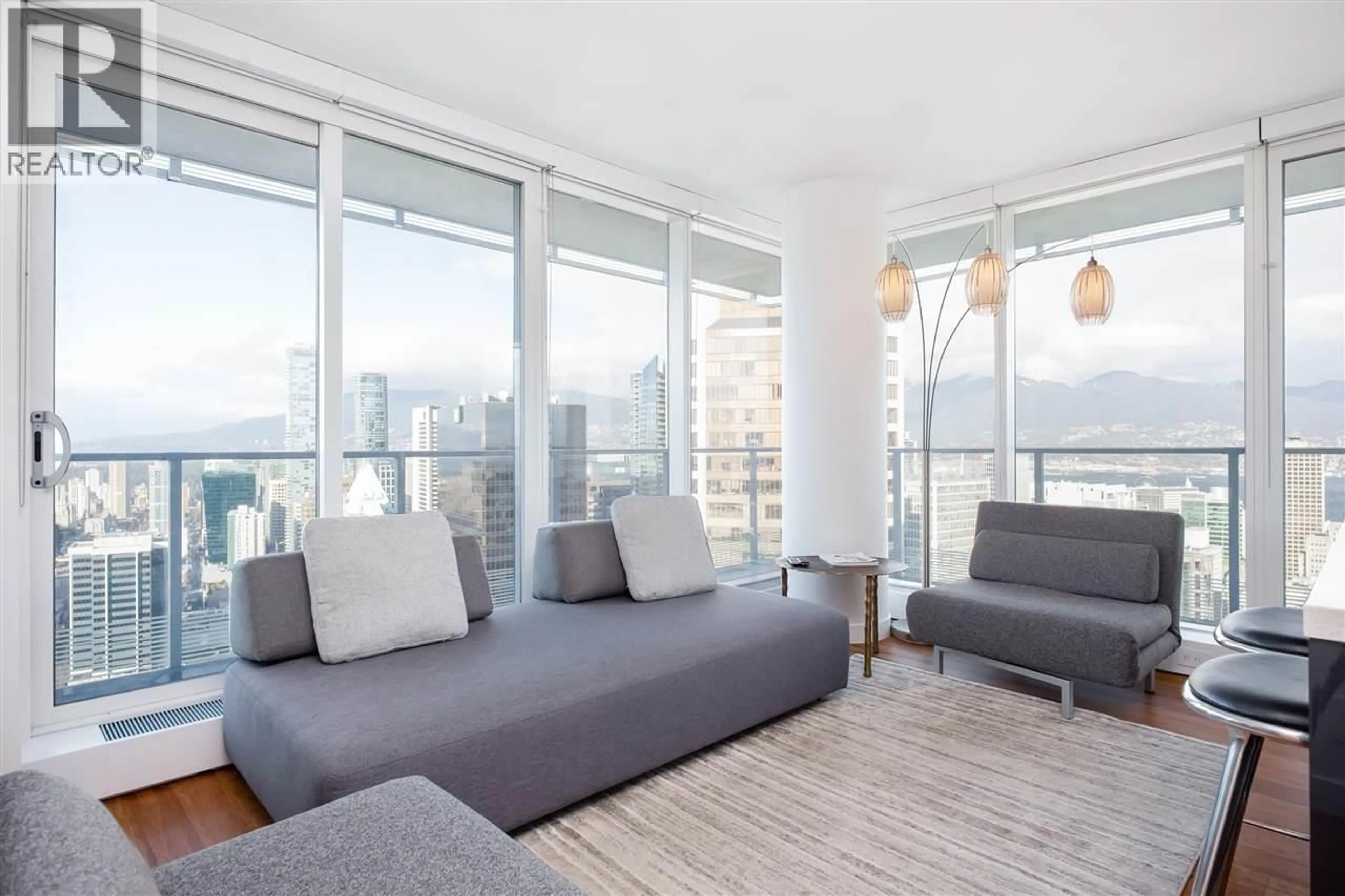 Living room with furniture, unknown for 4605 - 777 RICHARDS STREET, Vancouver British Columbia V6B0M6