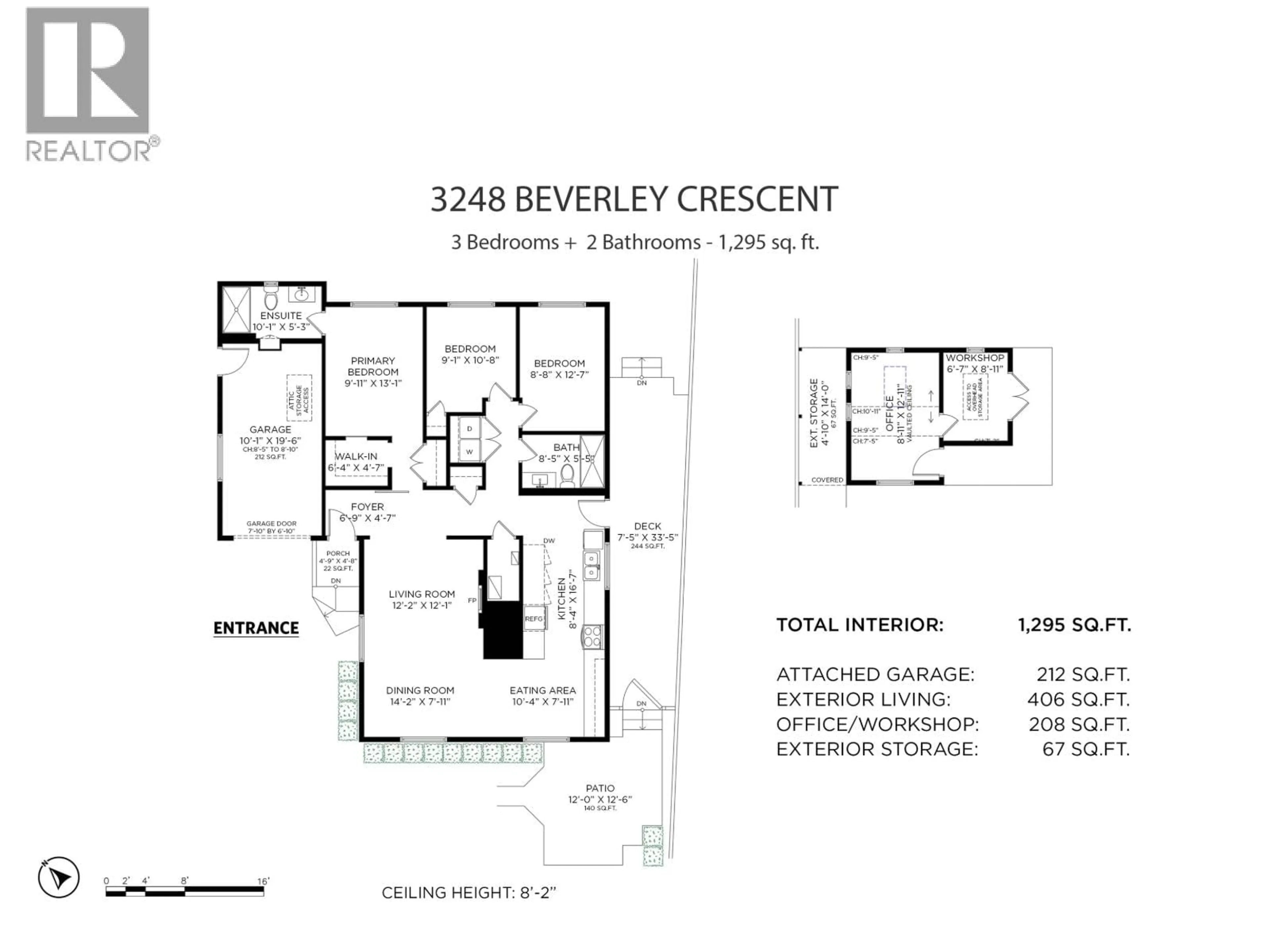 Floor plan for 3248 BEVERLEY CRESCENT, North Vancouver British Columbia V7R2W3