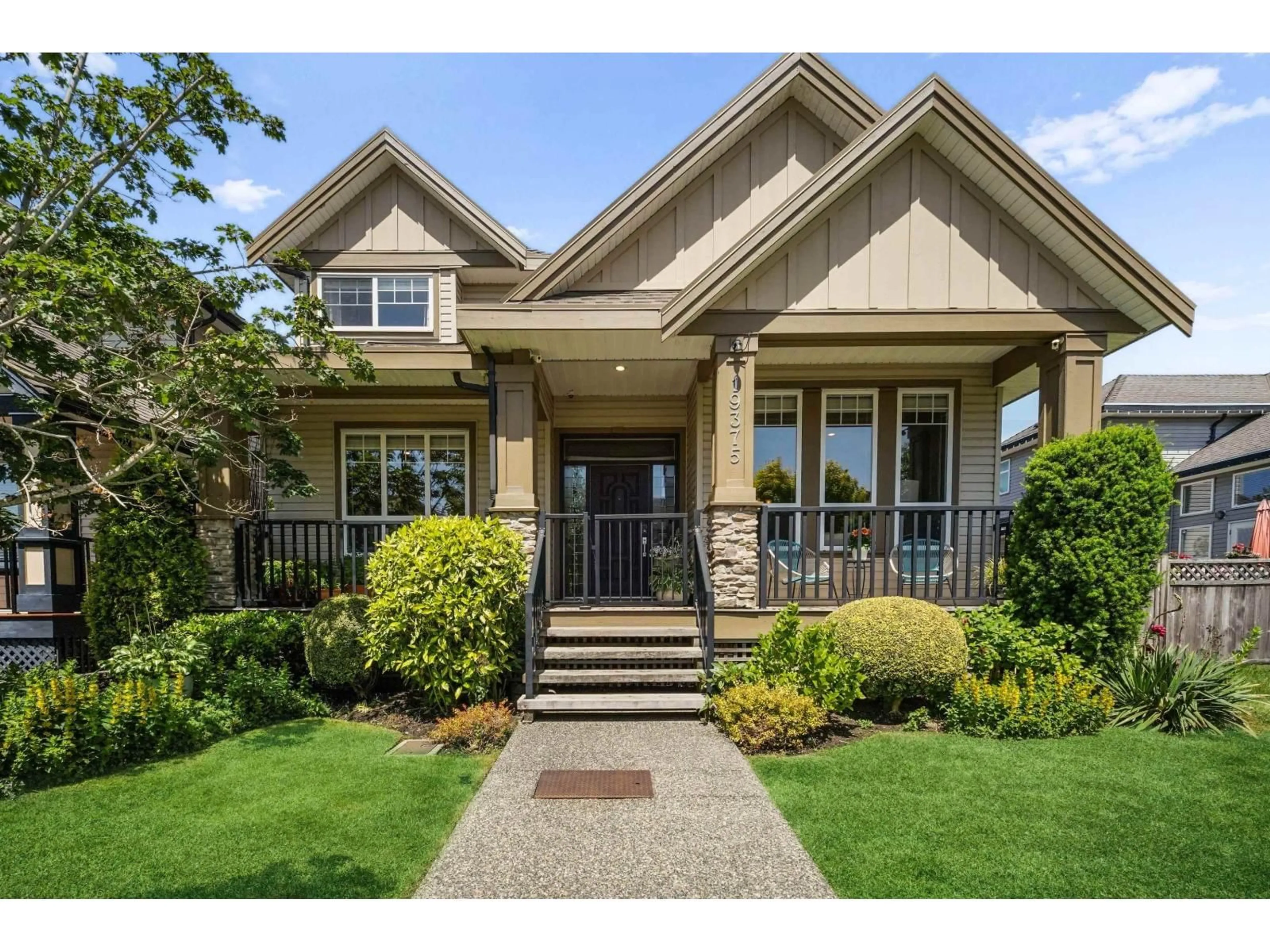 Home with brick exterior material, street for 19375 73 AVENUE, Surrey British Columbia V4N5Y1