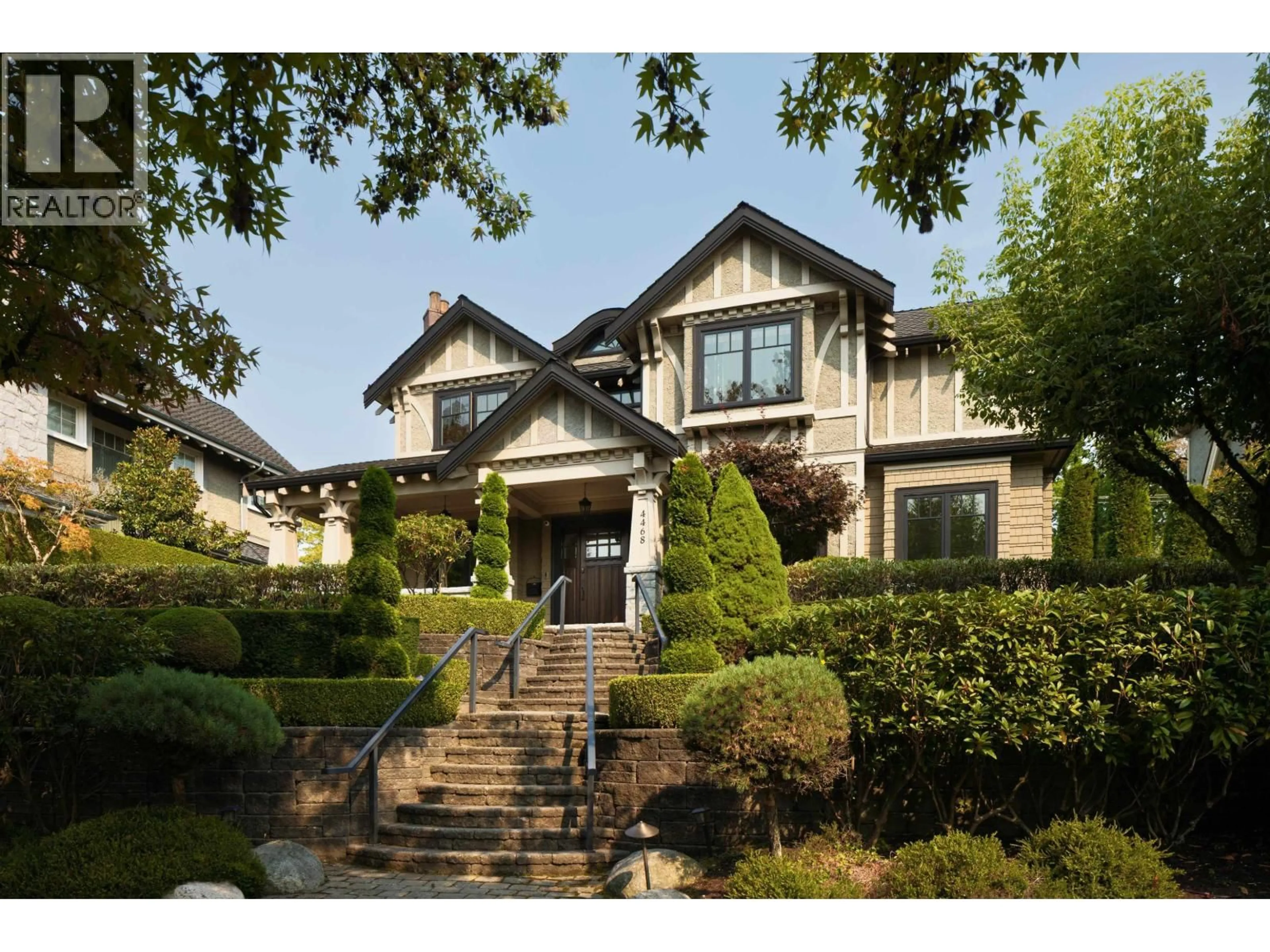 Home with brick exterior material, street for 4468 PINE CRESCENT, Vancouver British Columbia V6J4L1