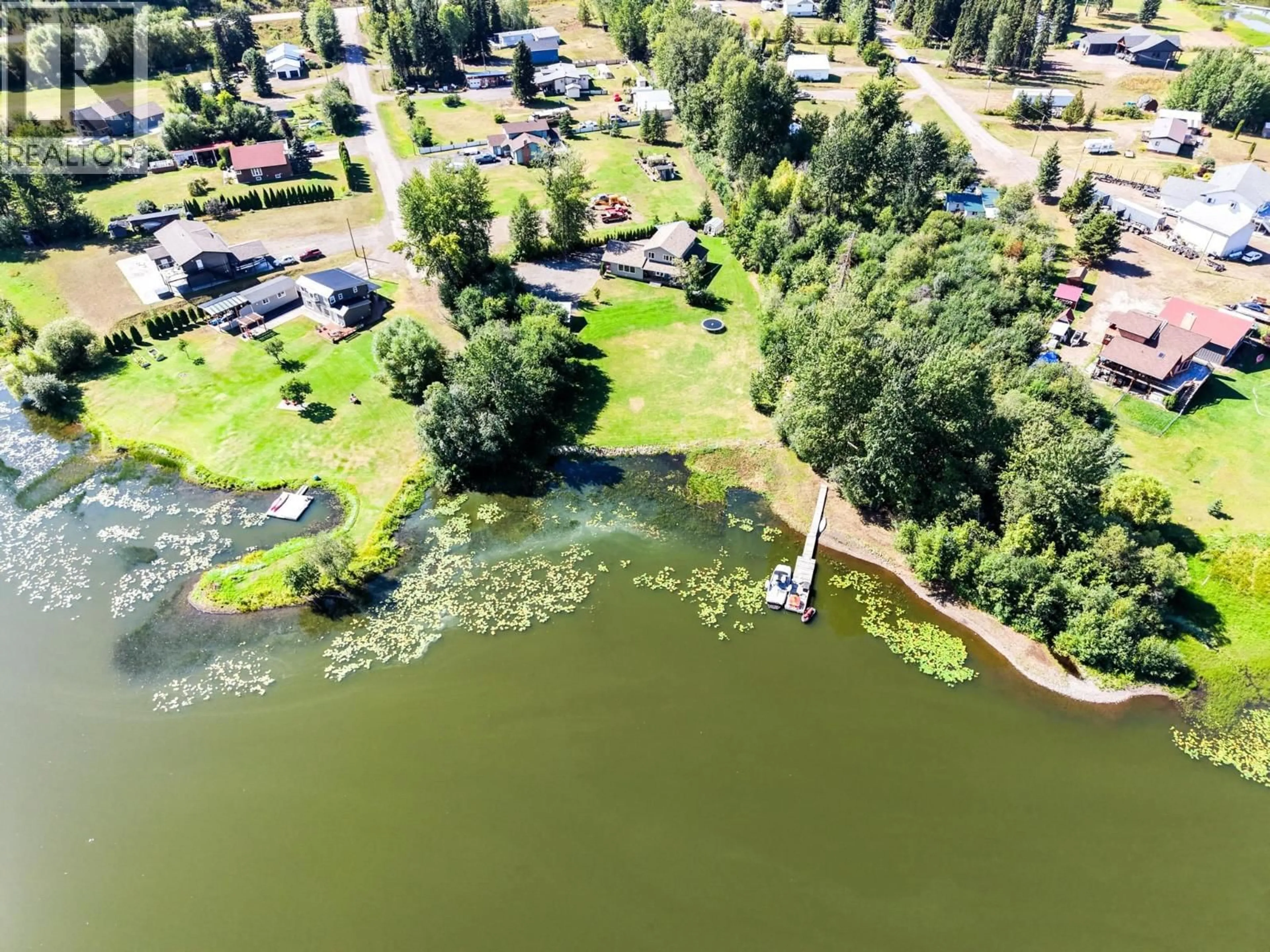 A pic from outside/outdoor area/front of a property/back of a property/a pic from drone, water/lake/river/ocean view for 770 NOURSE SUB 2 ROAD, Burns Lake British Columbia V0J1E2
