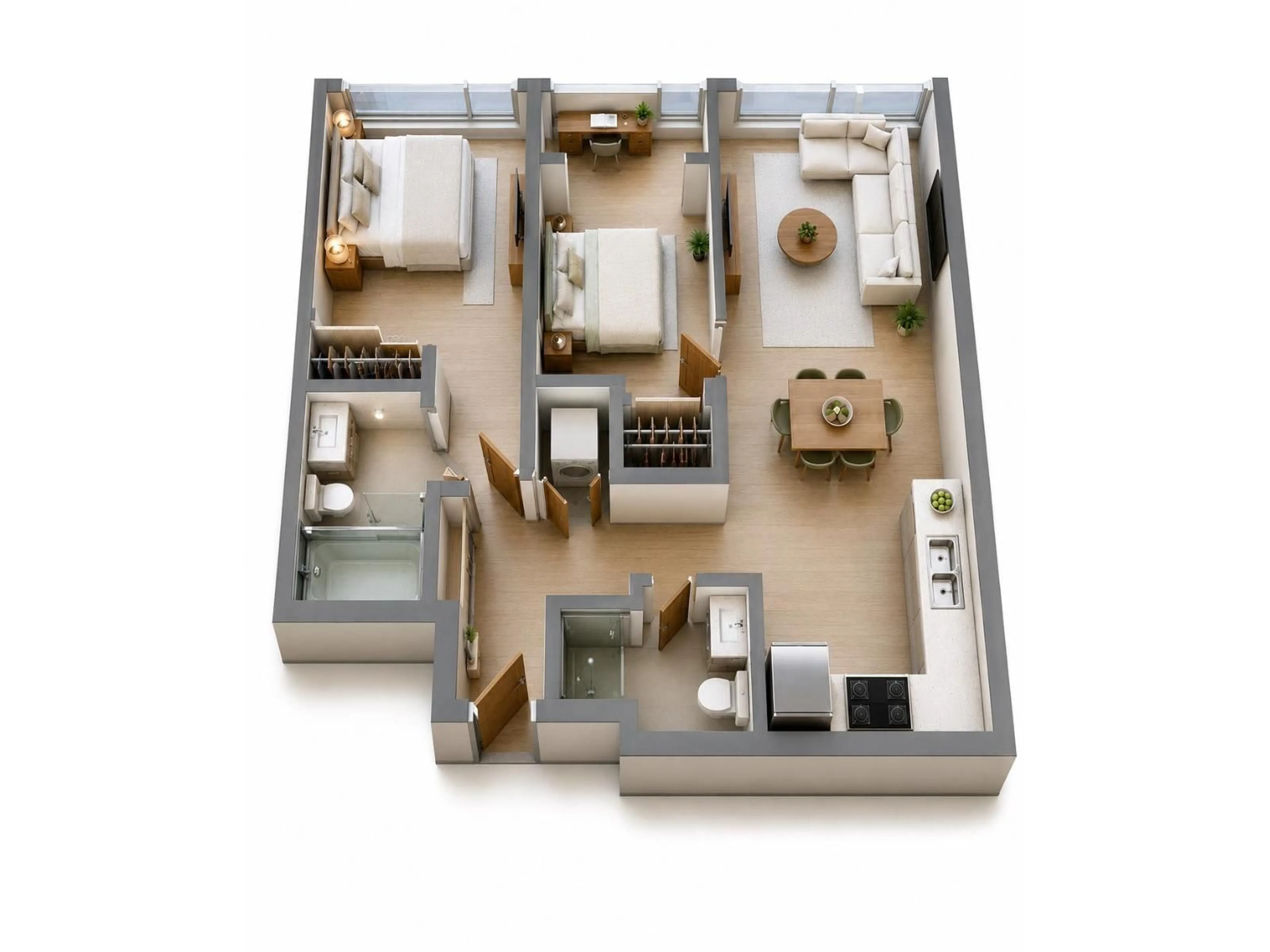 Floor plan for 3105 - 13618 100 AVENUE, Surrey British Columbia V3T0A8