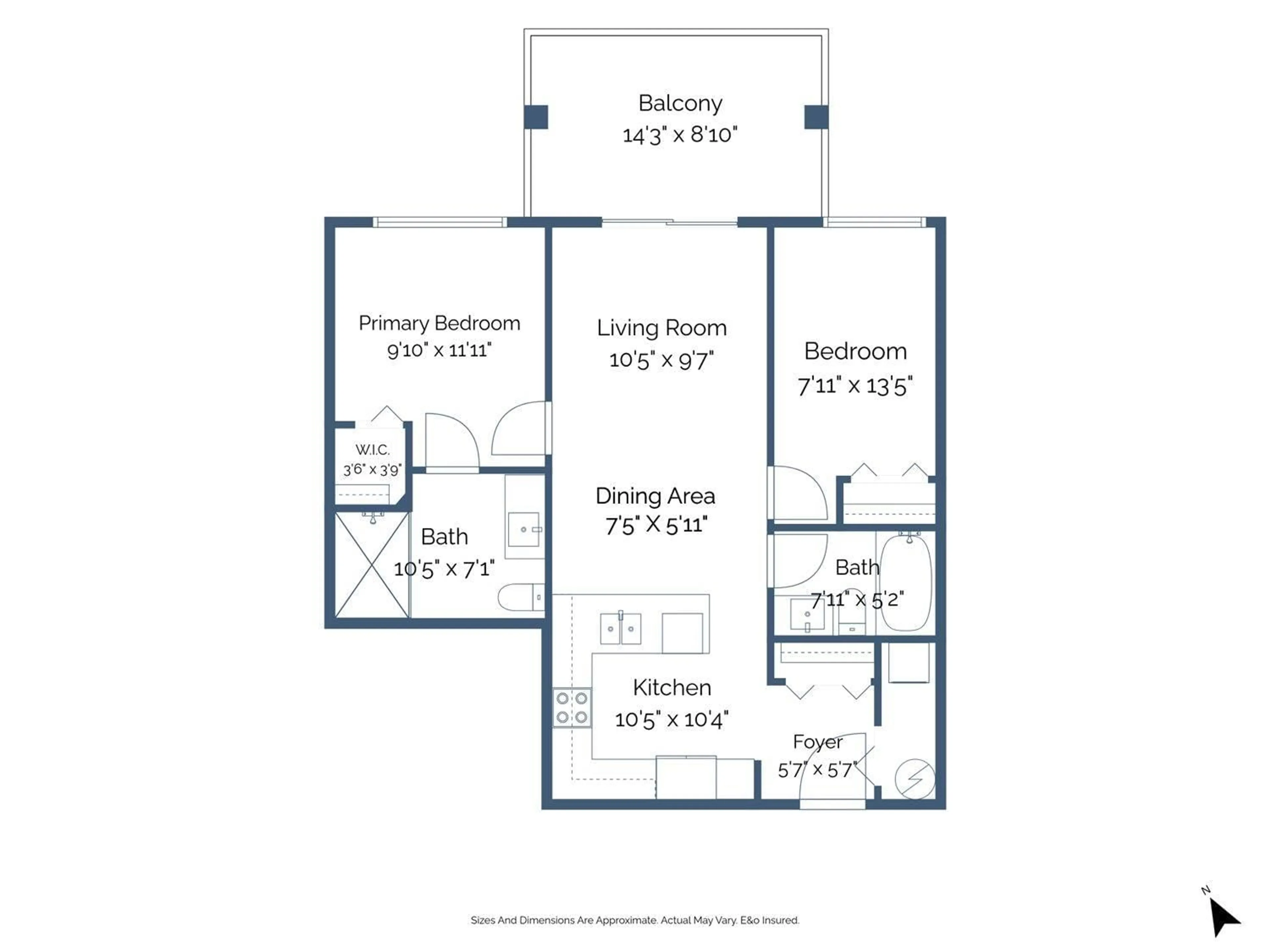 Floor plan for 501 - 45562 AIRPORT ROAD, Chilliwack British Columbia V2P0J8