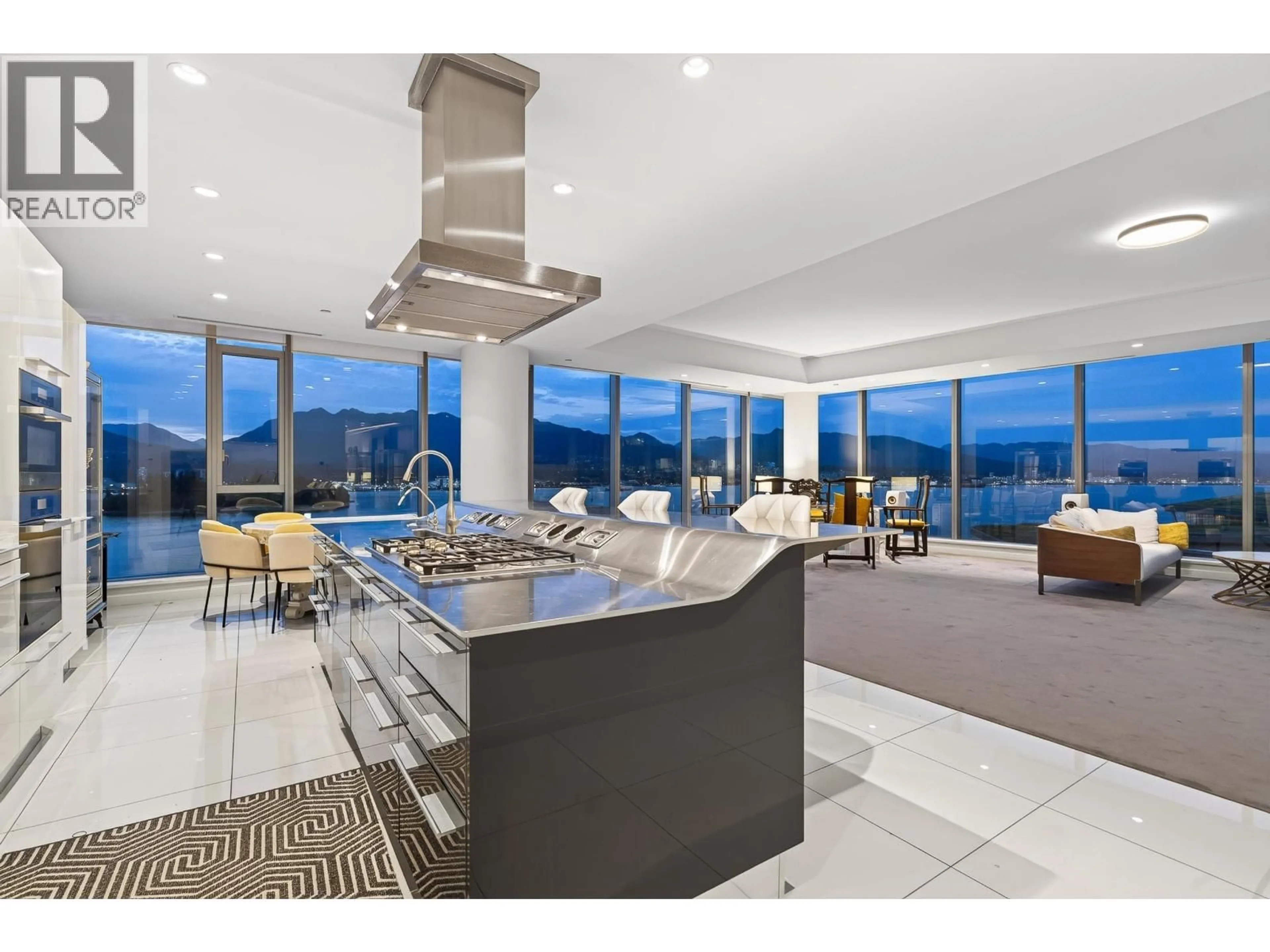 Open concept kitchen, ceramic/tile floor for 1102 - 277 THURLOW STREET, Vancouver British Columbia V6C0C1