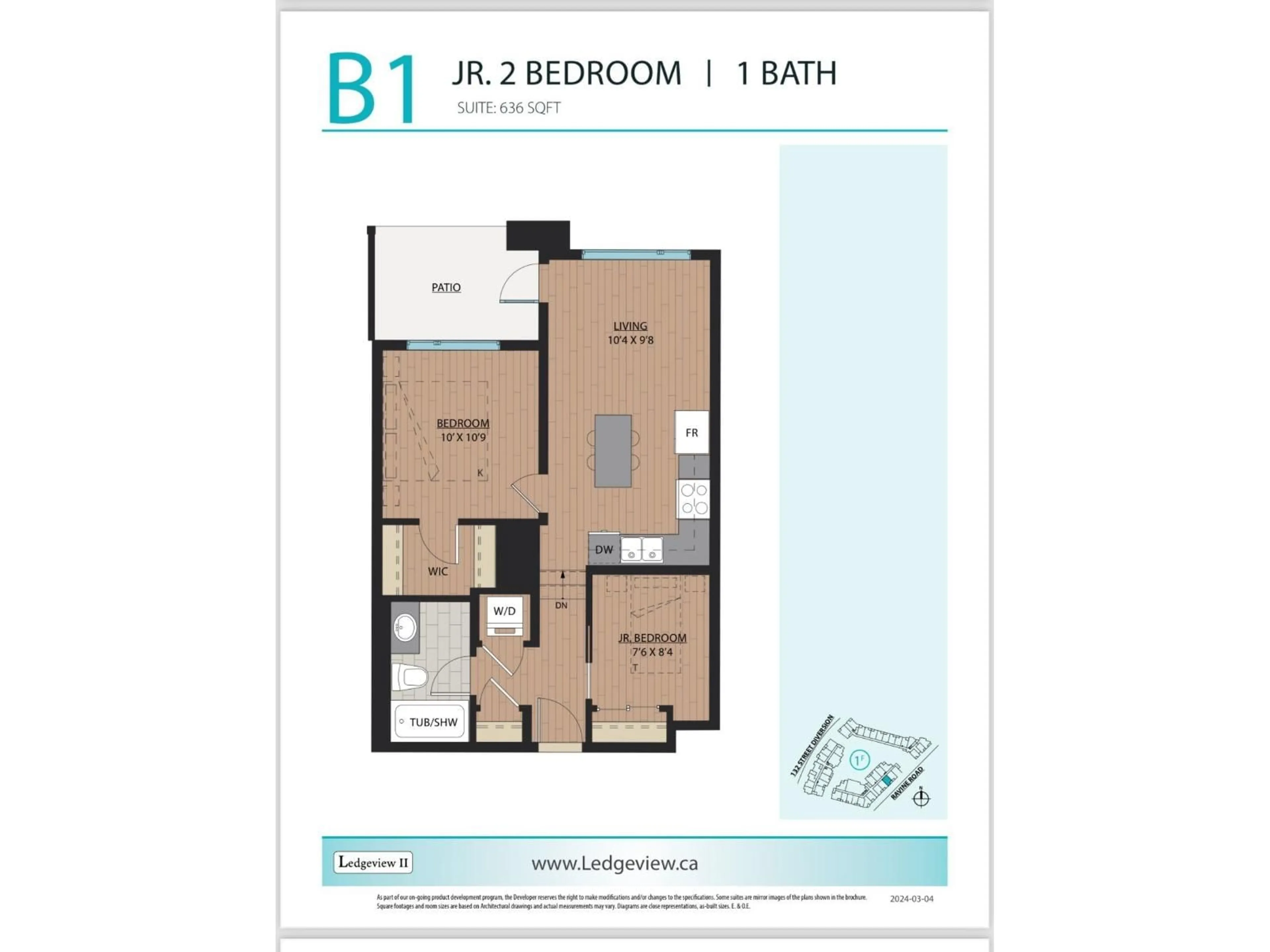 Floor plan for 315 - 11058 132 STREET, Surrey British Columbia V3T3W9