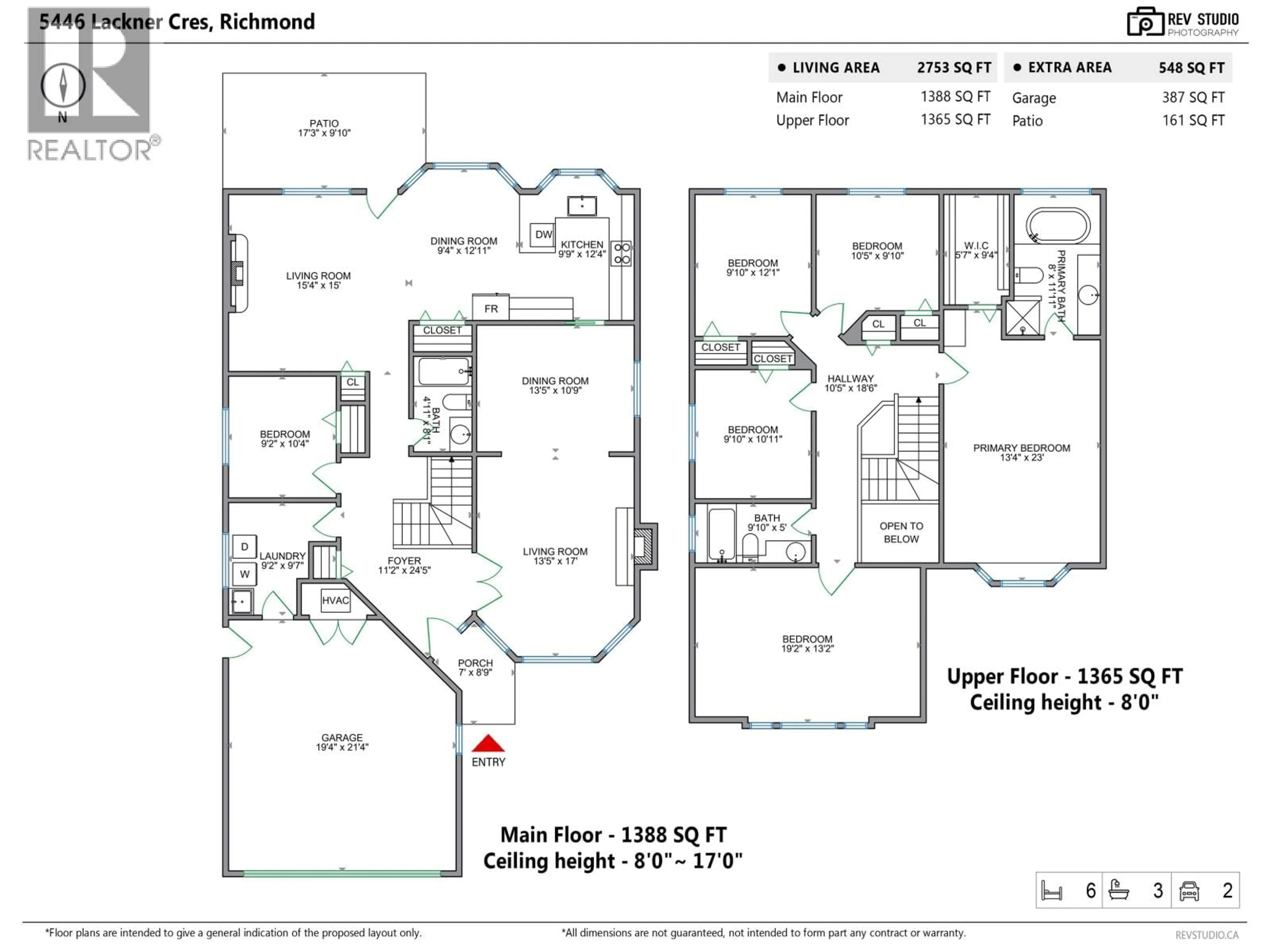 Floor plan for 5446 LACKNER CRESCENT, Richmond British Columbia V7E6A2