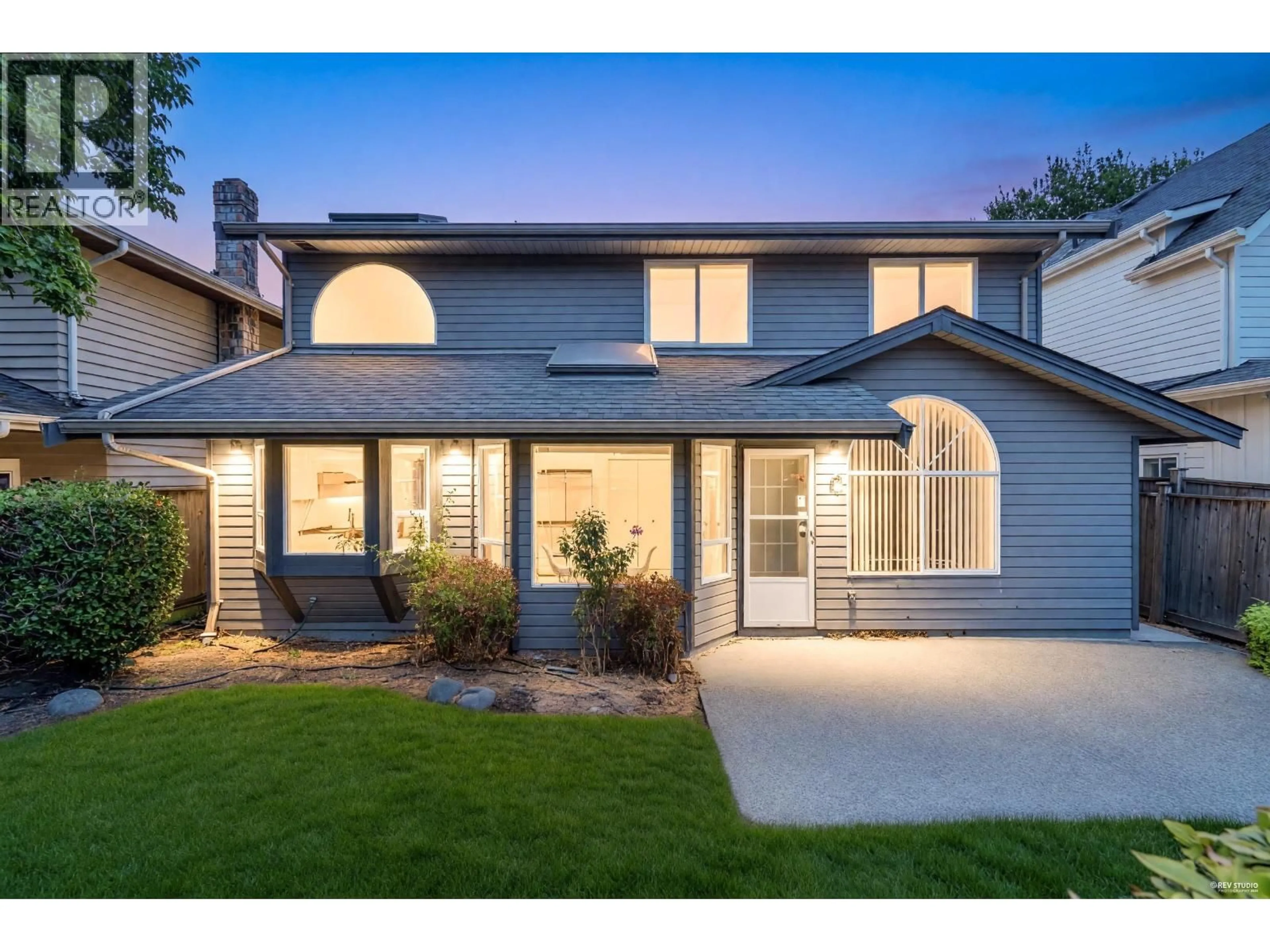 Home with vinyl exterior material, street for 5446 LACKNER CRESCENT, Richmond British Columbia V7E6A2