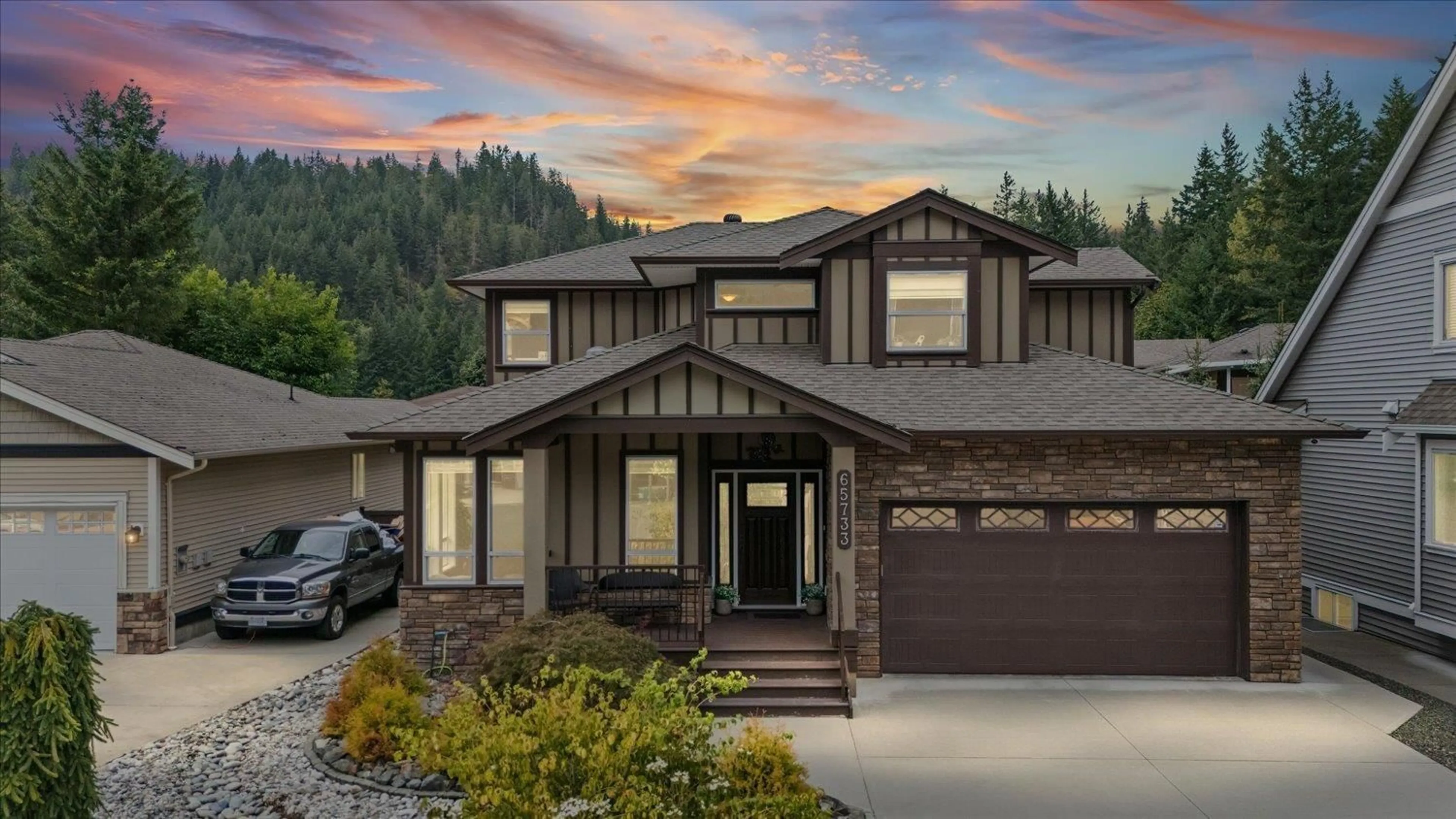 Home with brick exterior material, mountain view for 65733 VALLEY VIEW PLACE, Hope British Columbia V0X1L1