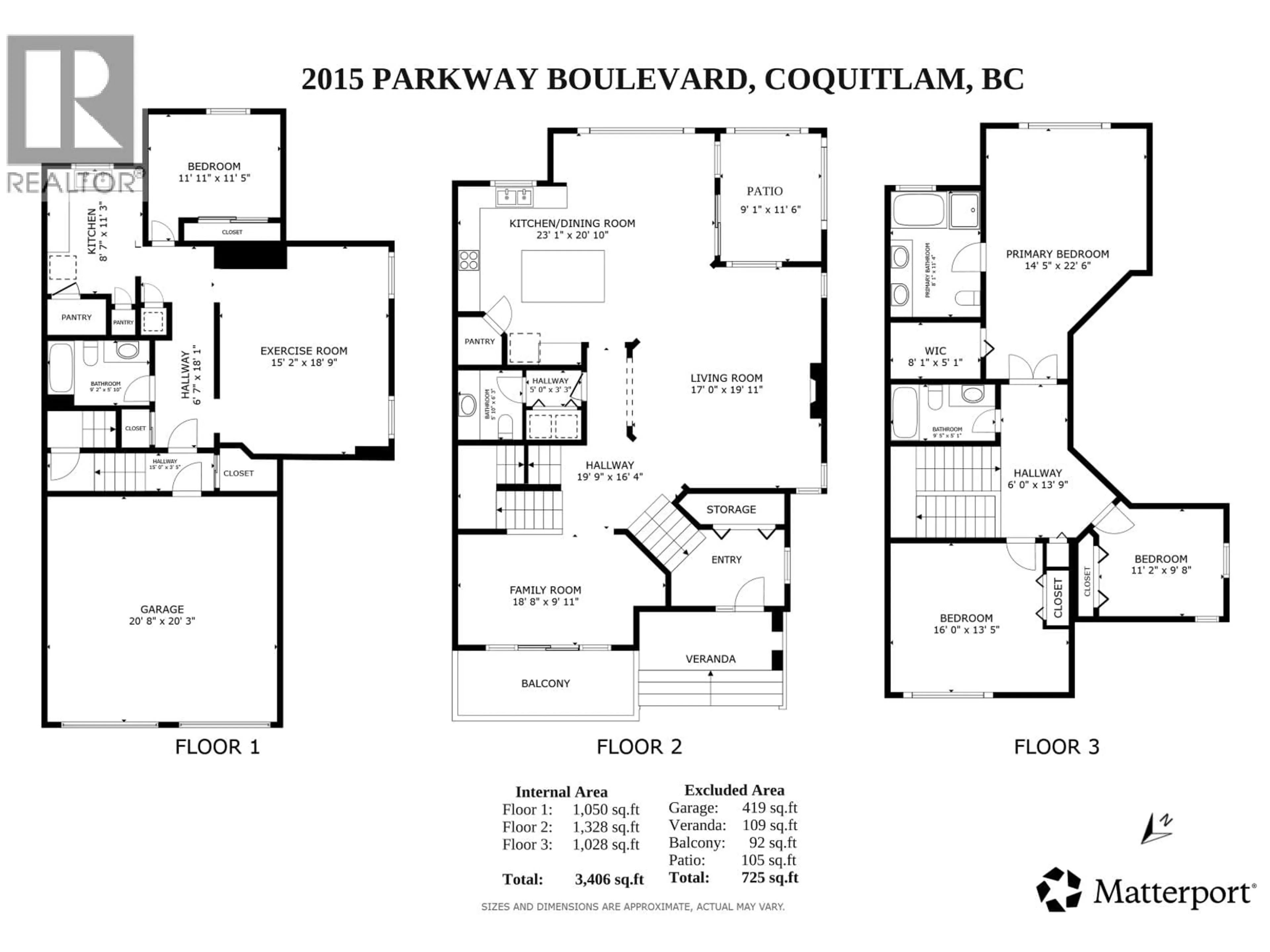Floor plan for 2015 PARKWAY BOULEVARD, Coquitlam British Columbia V3E3J8