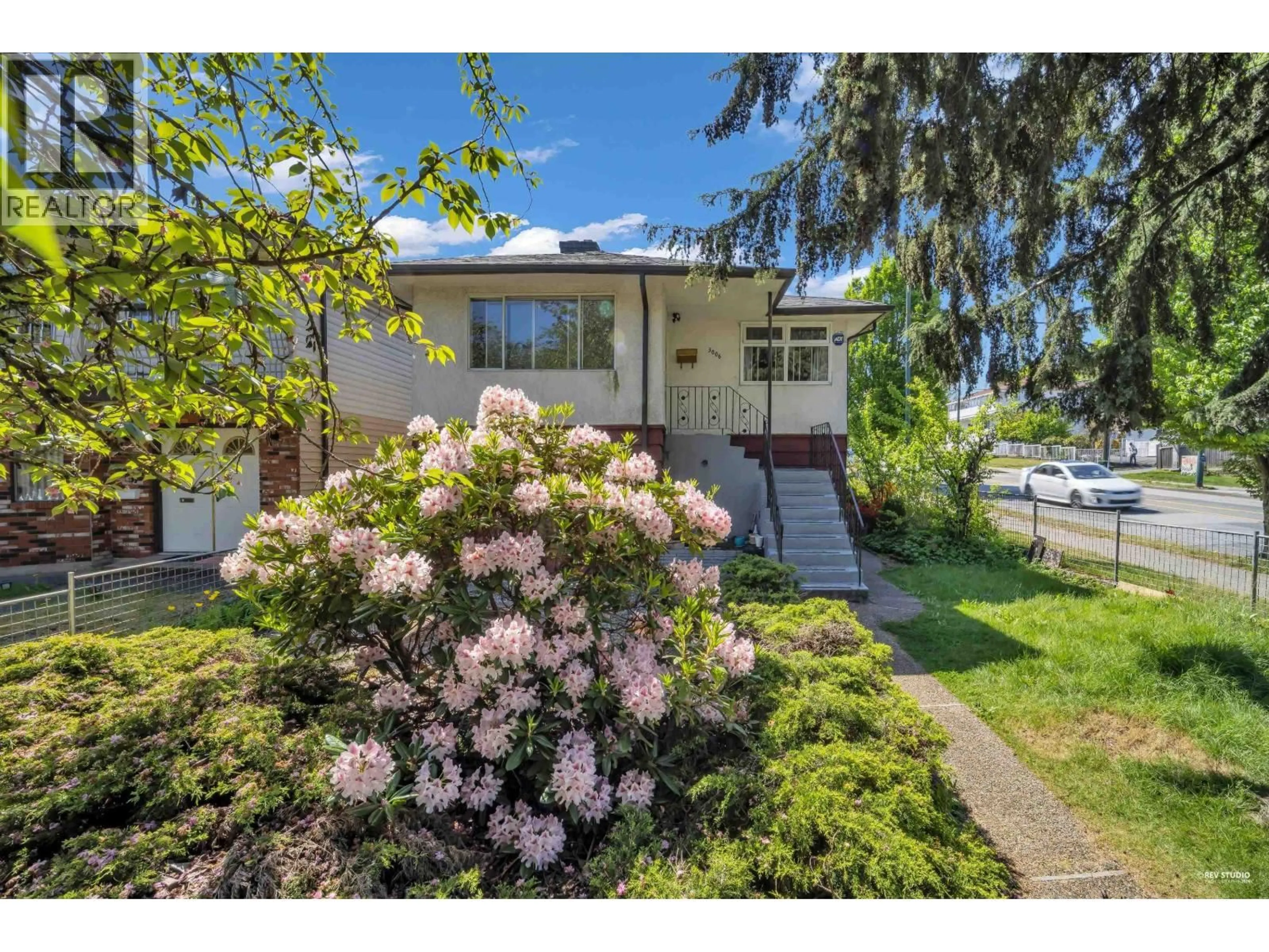 A pic from outside/outdoor area/front of a property/back of a property/a pic from drone, street for 3006 27TH AVENUE, Vancouver British Columbia V5R1P2