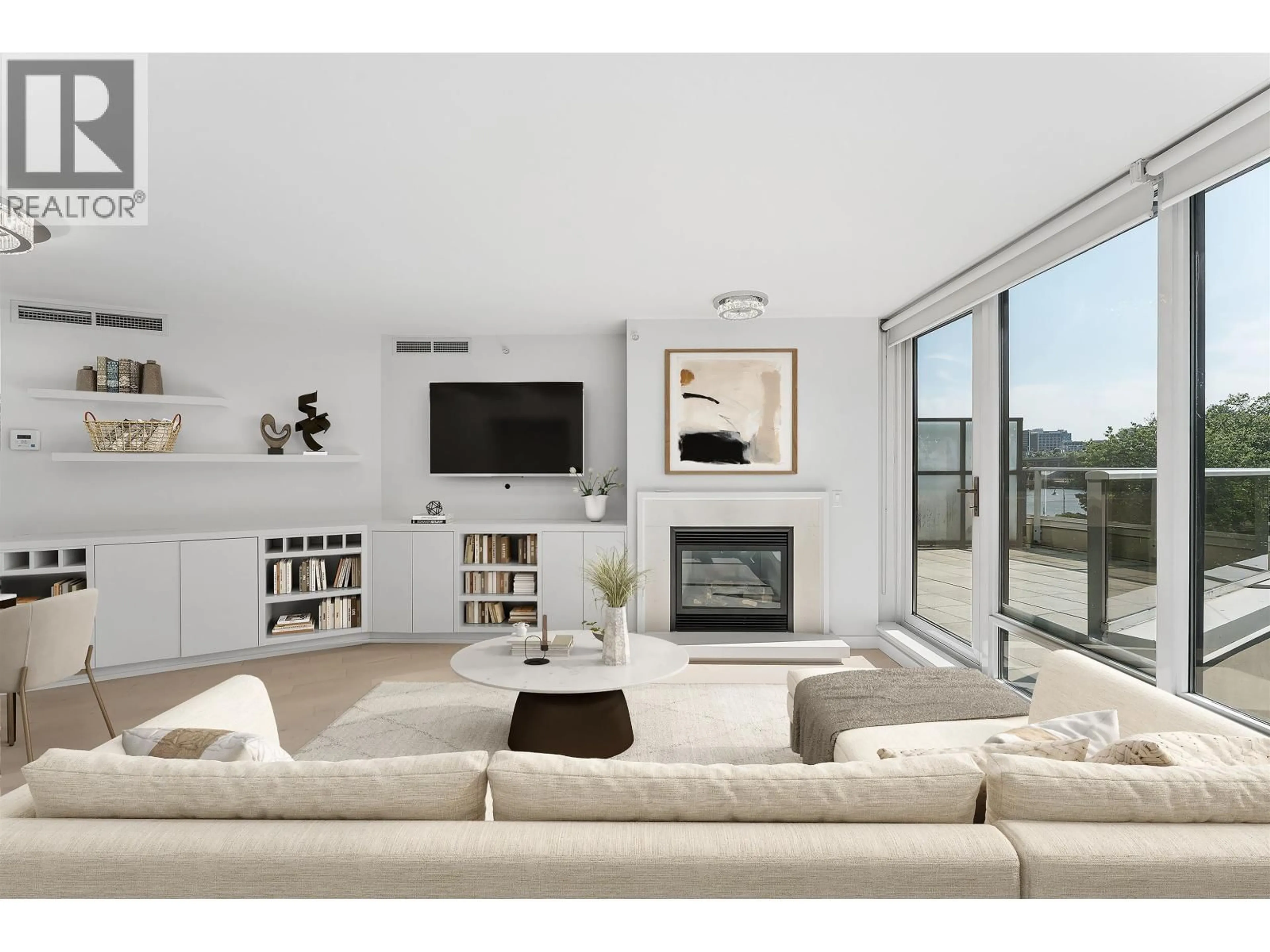 Living room with furniture, unknown for 305 - 8 SMITHE MEWS, Vancouver British Columbia V6B0A5