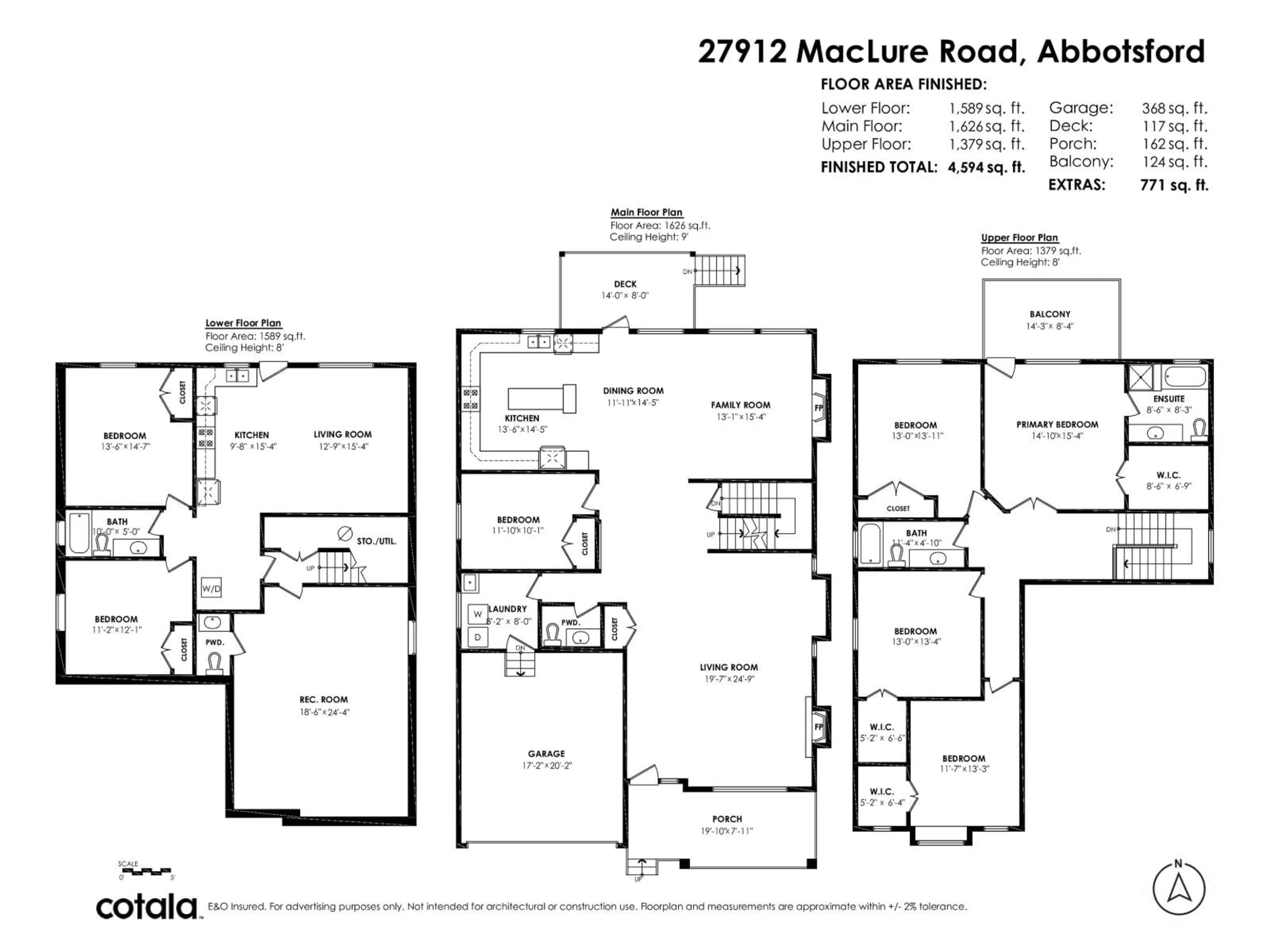 Floor plan for 27912 MACLURE ROAD, Abbotsford British Columbia V4X0A9