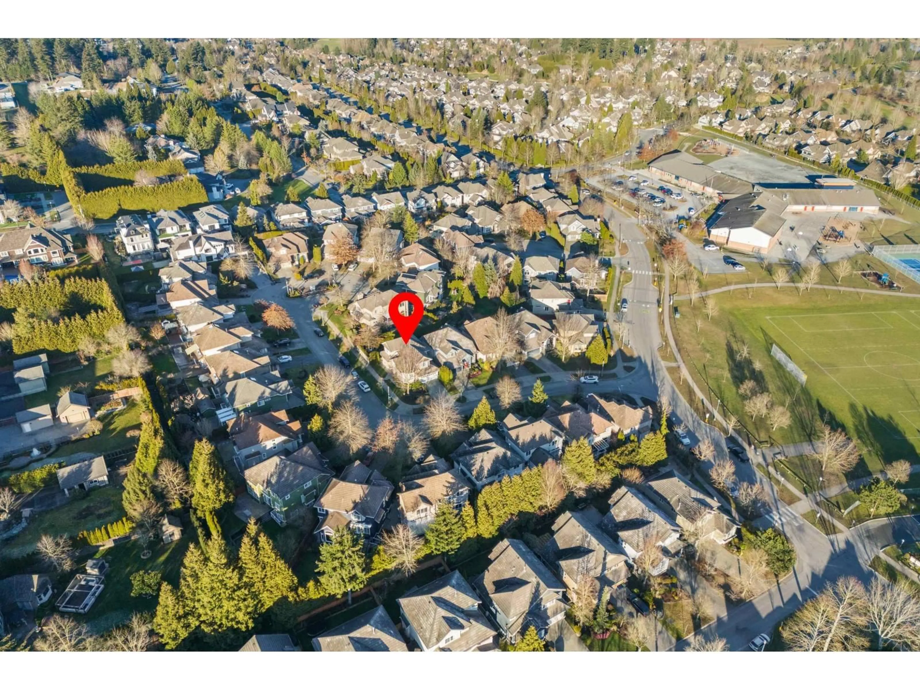 A pic from outside/outdoor area/front of a property/back of a property/a pic from drone, street for 3312 155B STREET, Surrey British Columbia V3Z0K5