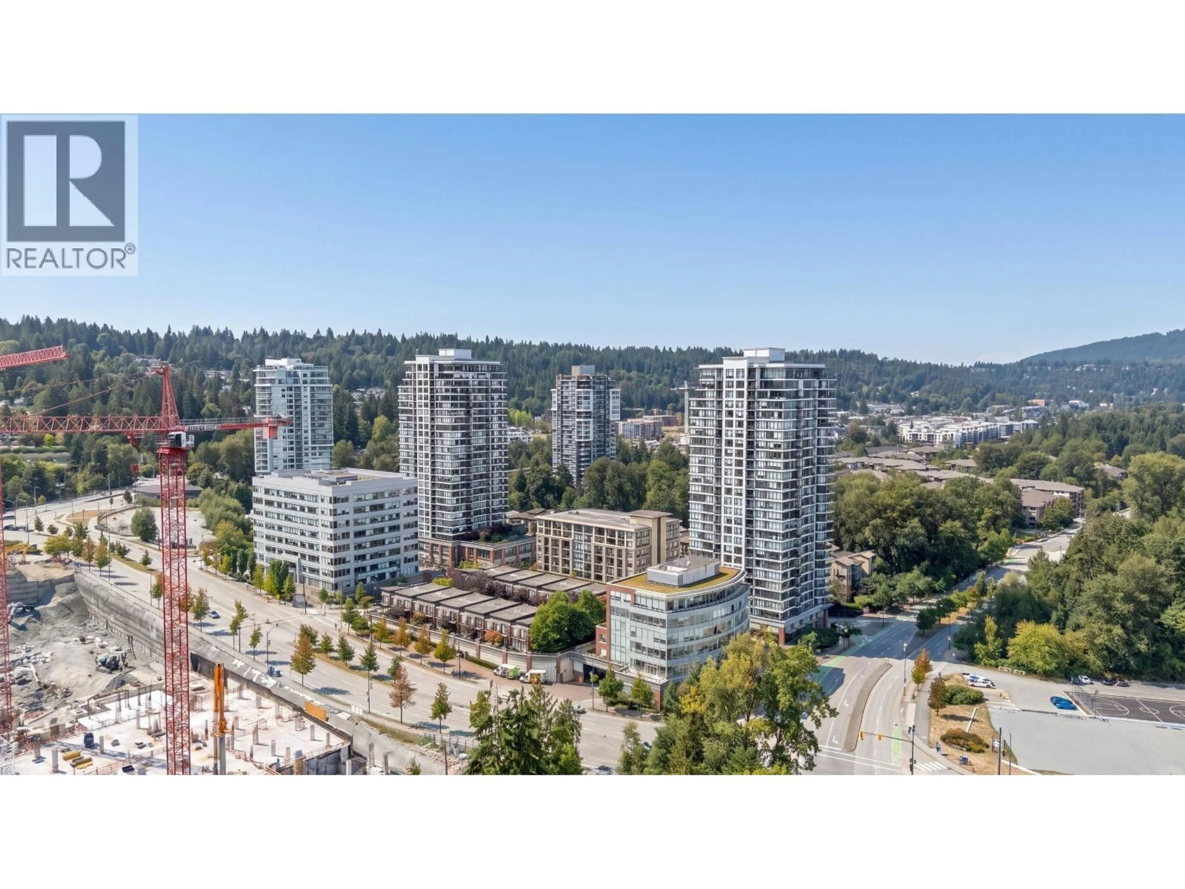 A pic from outside/outdoor area/front of a property/back of a property/a pic from drone, city buildings view from balcony for 231 BALMORAL PLACE, Port Moody British Columbia V3H4B9