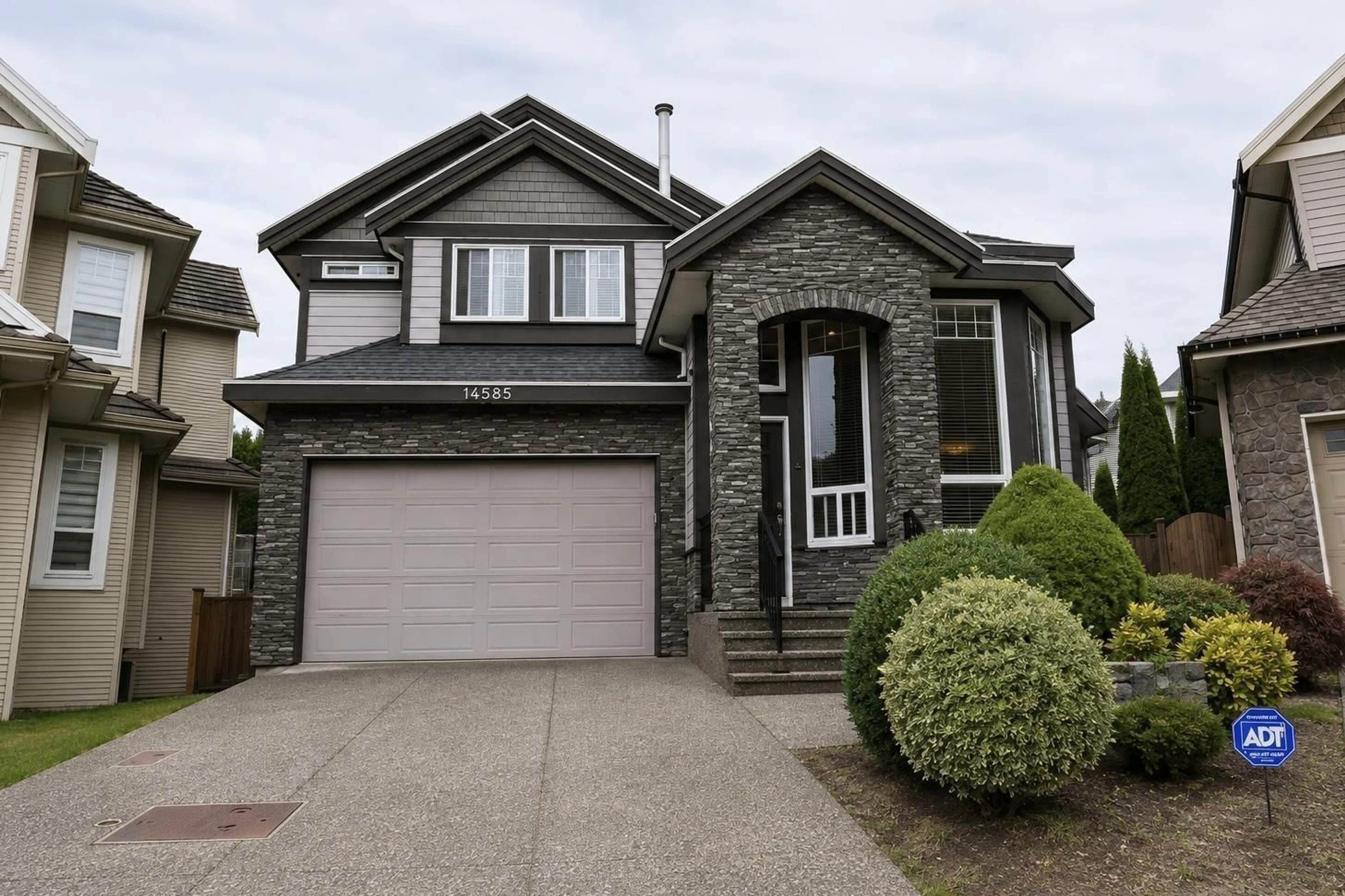 Home with brick exterior material, street for 14585 59A AVENUE, Surrey British Columbia V3S7B5