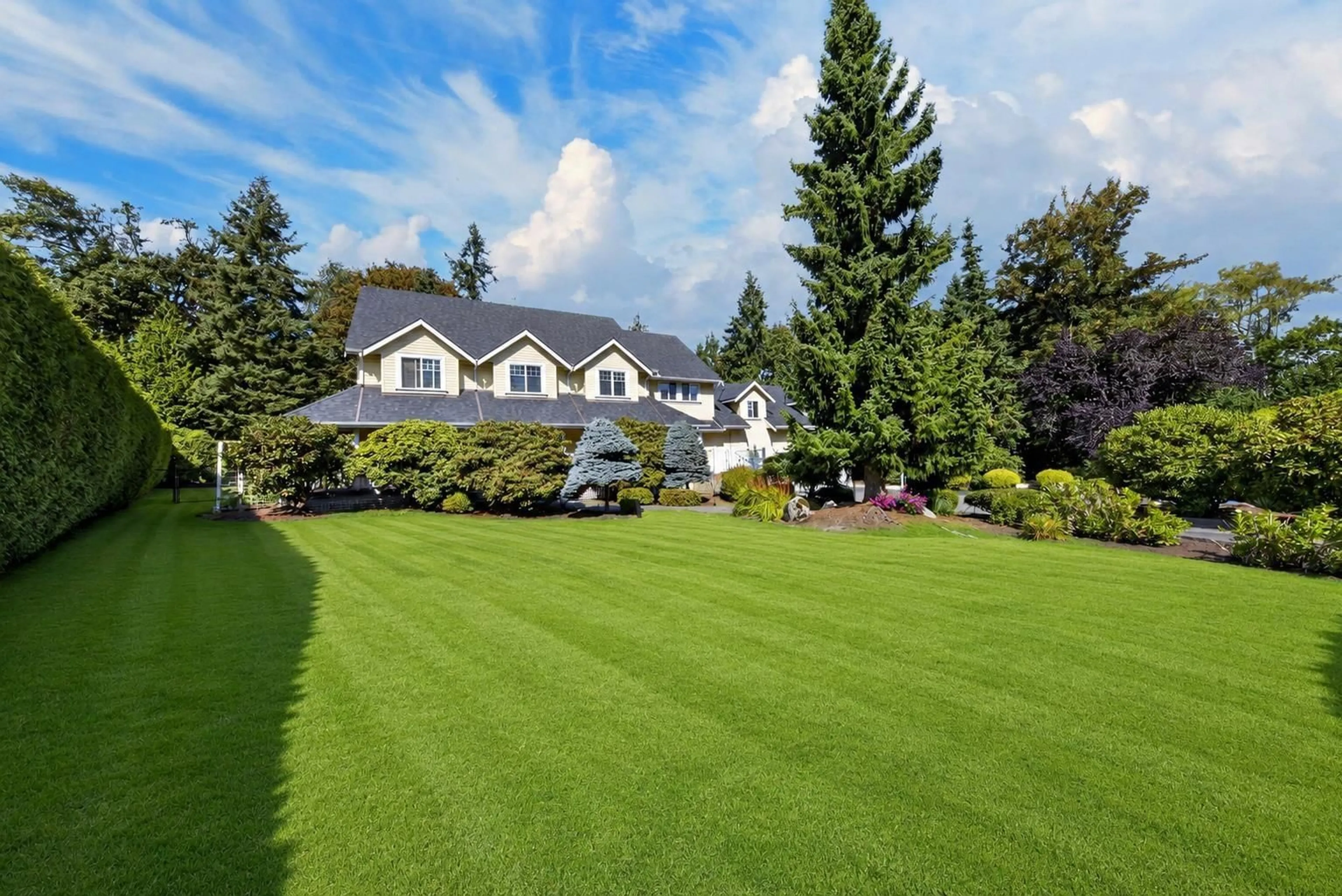 A pic from outside/outdoor area/front of a property/back of a property/a pic from drone, mountain view for 17377 28A AVENUE, Surrey British Columbia V3Z0E7