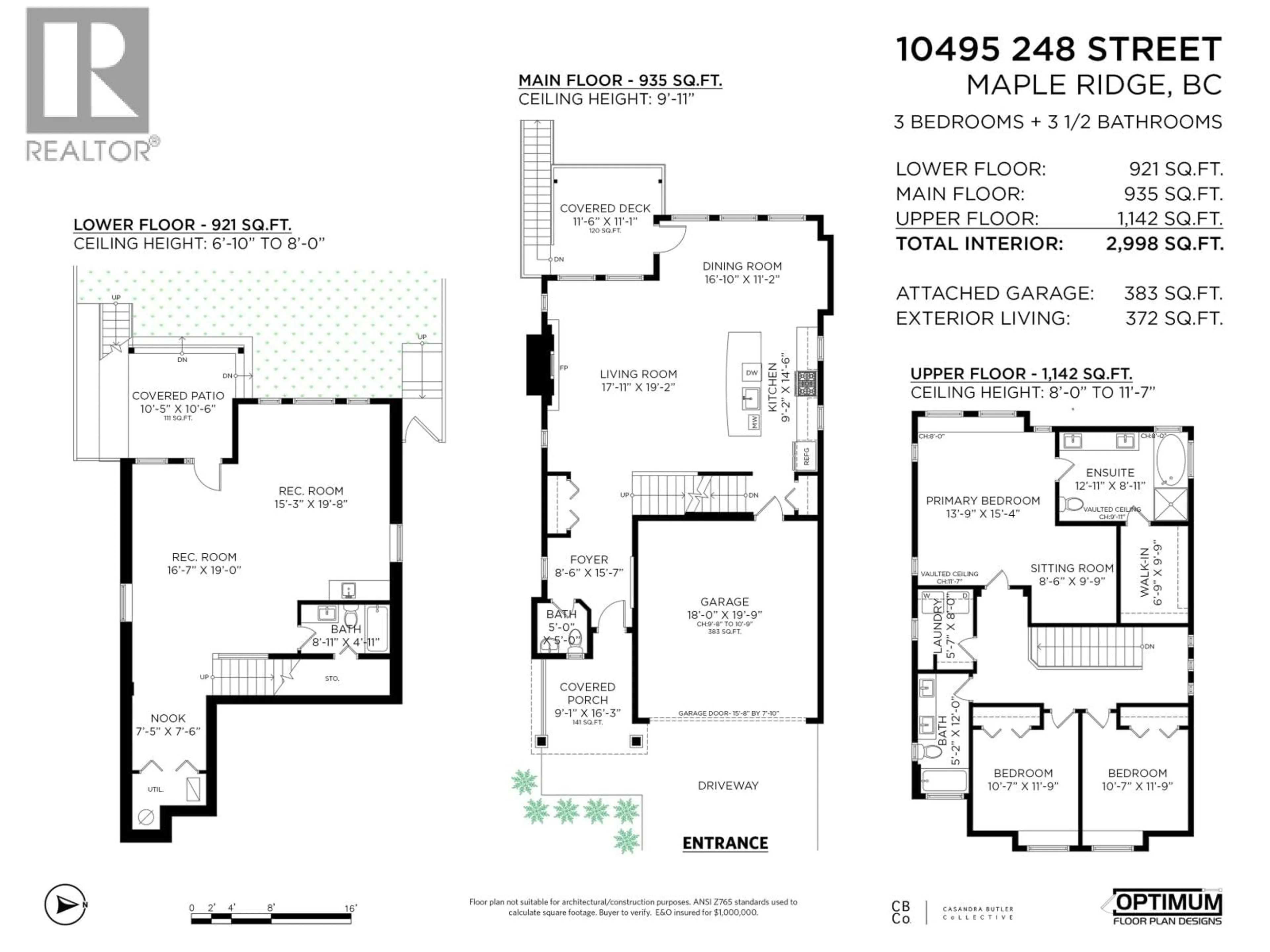 Floor plan for 10495 248 STREET, Maple Ridge British Columbia V2W0H8