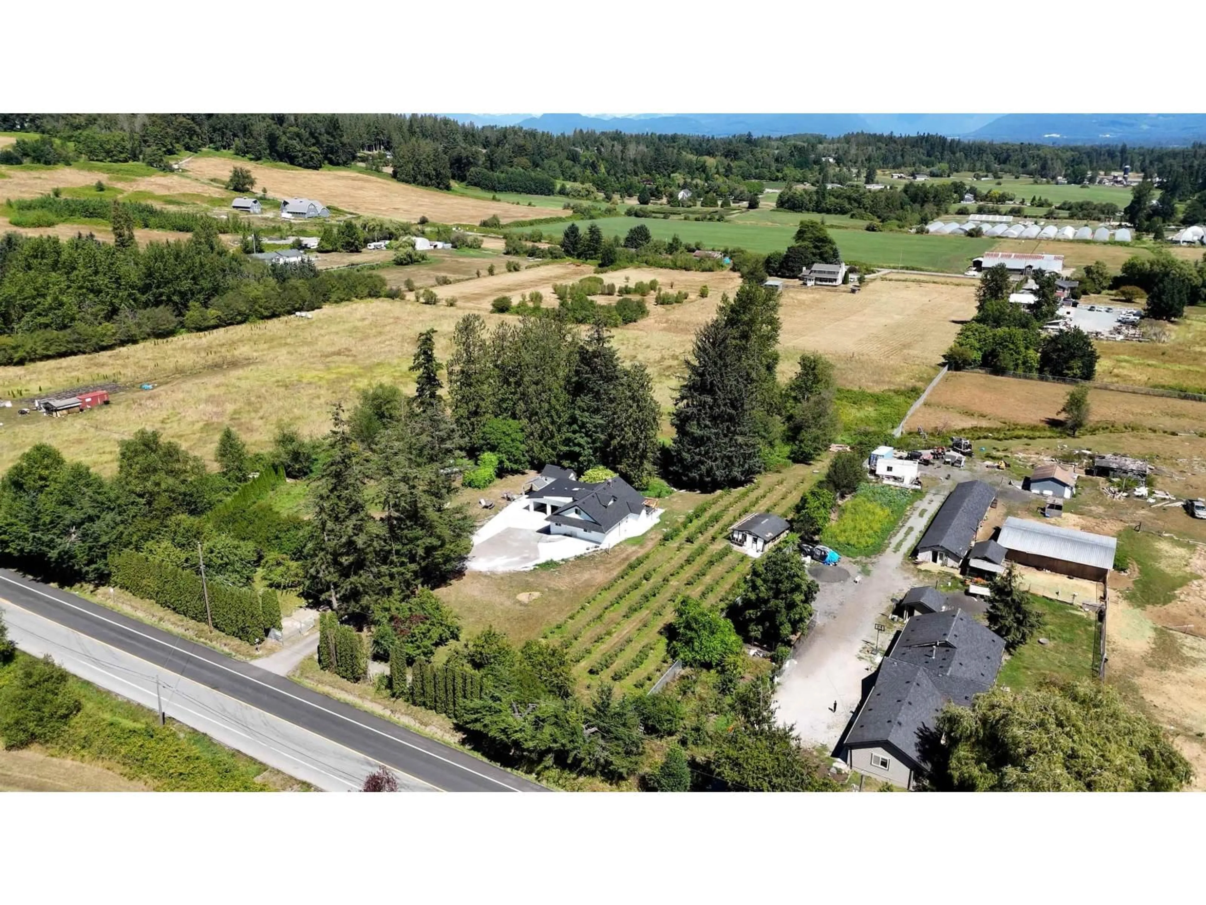 A pic from outside/outdoor area/front of a property/back of a property/a pic from drone, mountain view for 21263 CRUSH CRESCENT, Langley British Columbia V2Y2R4