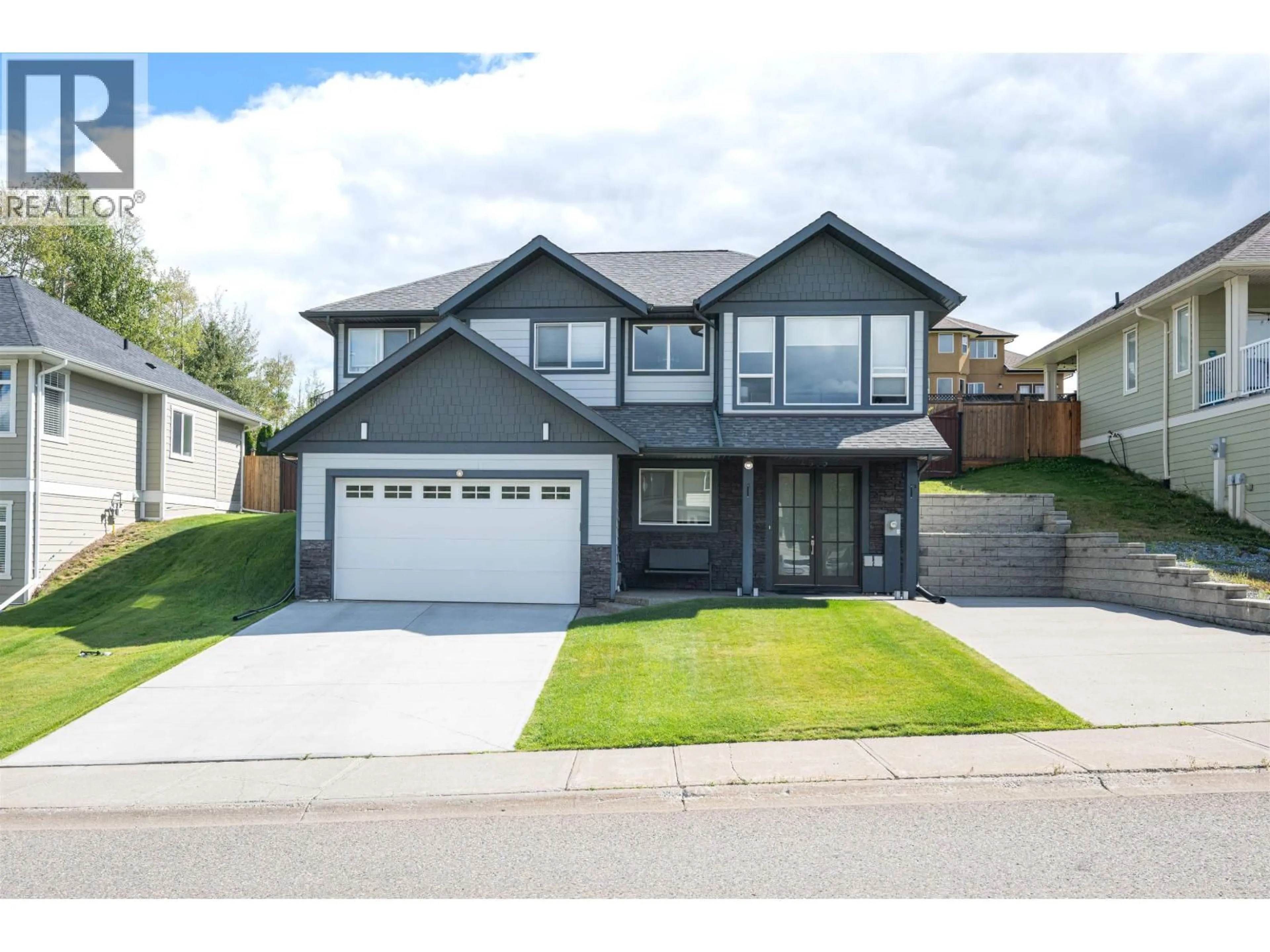 Home with vinyl exterior material, street for 4605 GANNETT ROAD, Prince George British Columbia V2N0B7