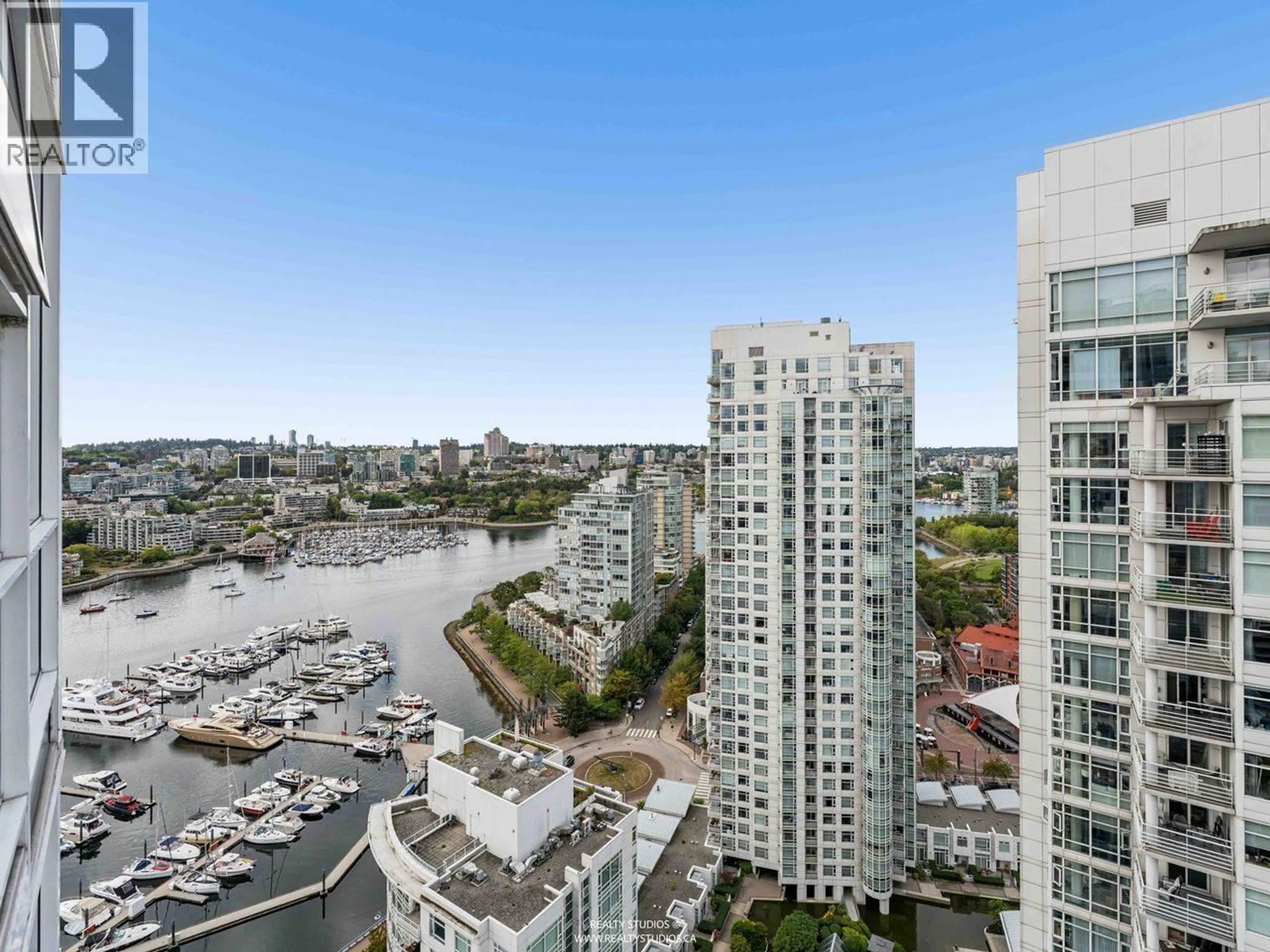 Patio, water/lake/river/ocean view for 3202 - 193 AQUARIUS MEWS, Vancouver British Columbia V6Z2Z2